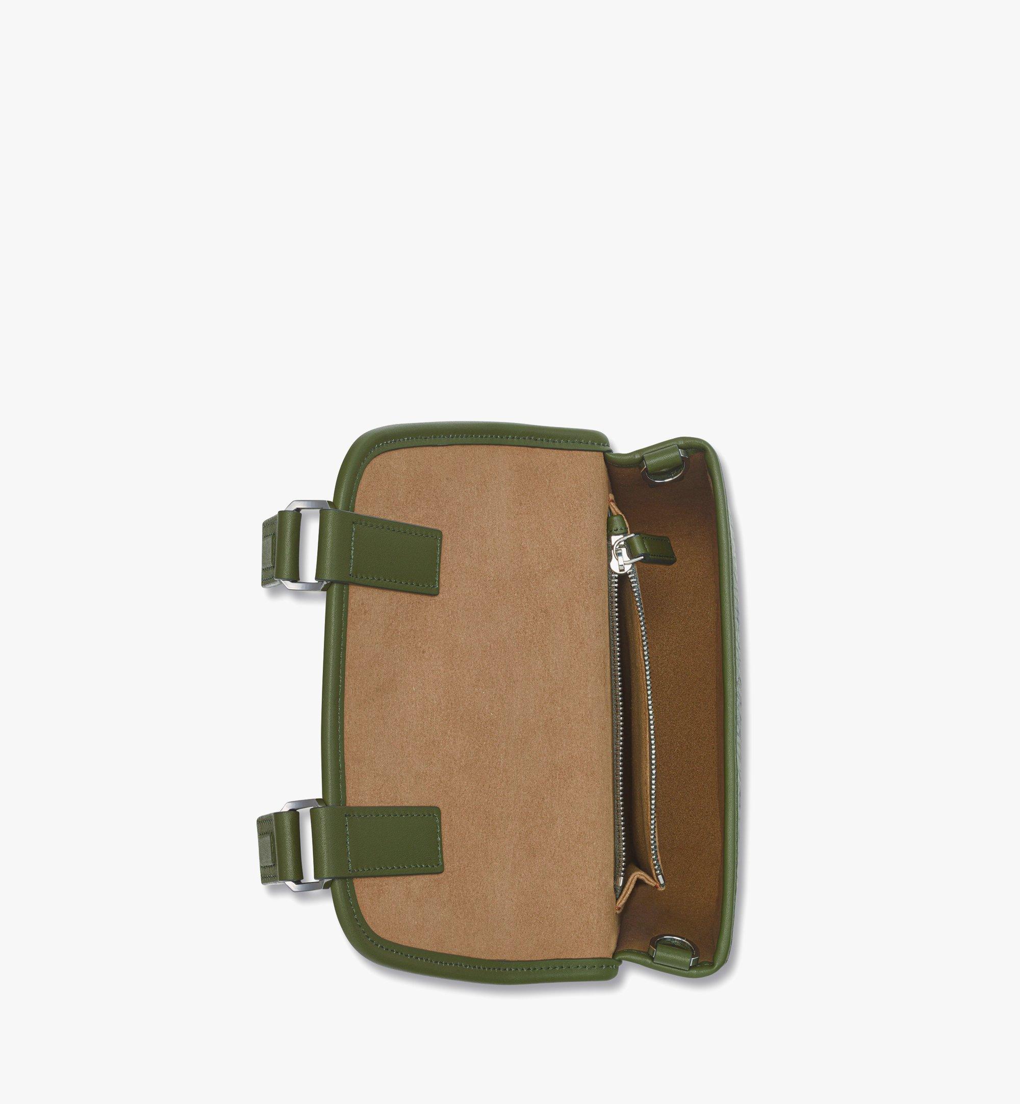 MCM Aren Messenger in Visetos Green MMMEATA02K8001 Alternate View 2