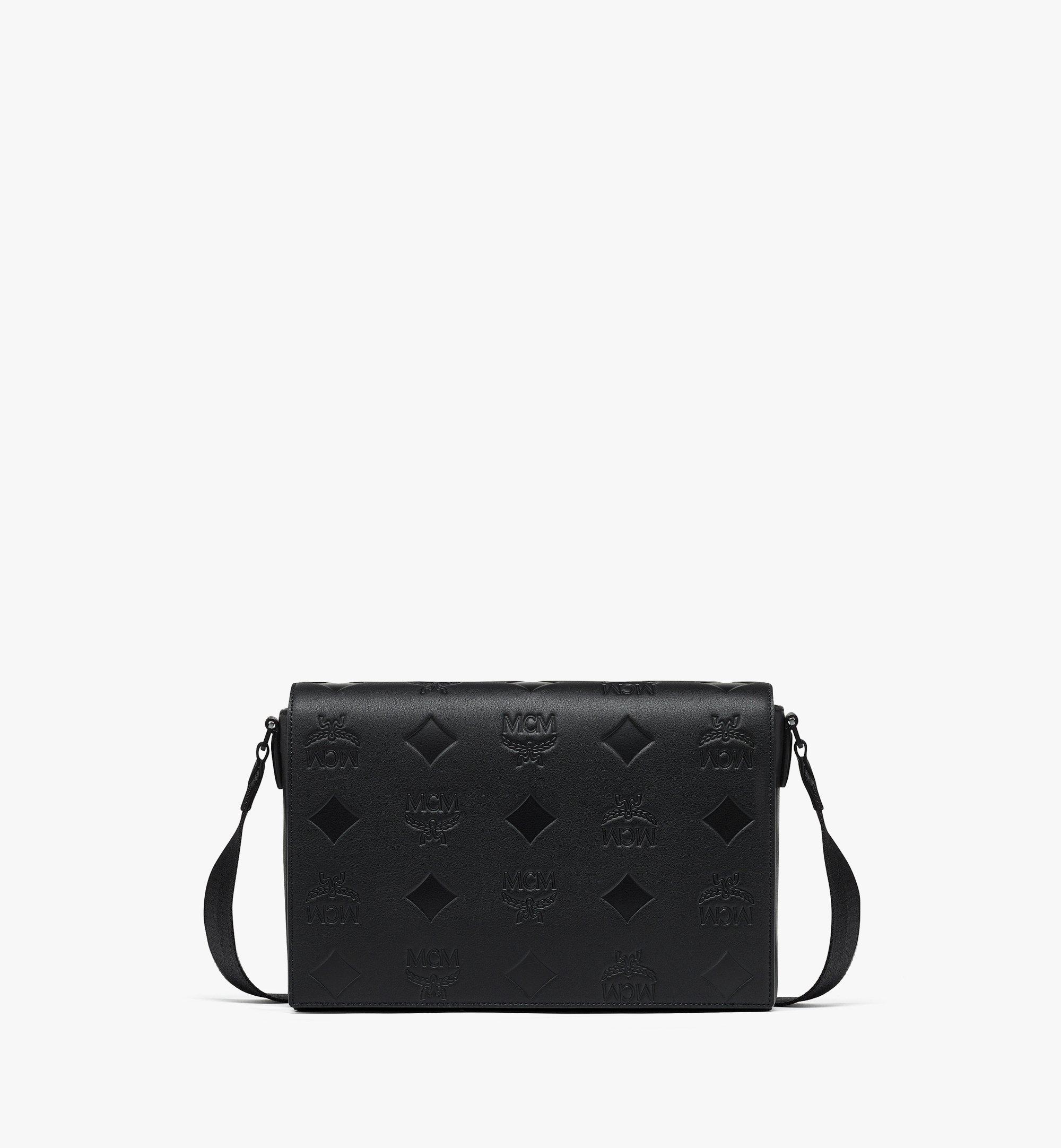 mcm black cross body bag