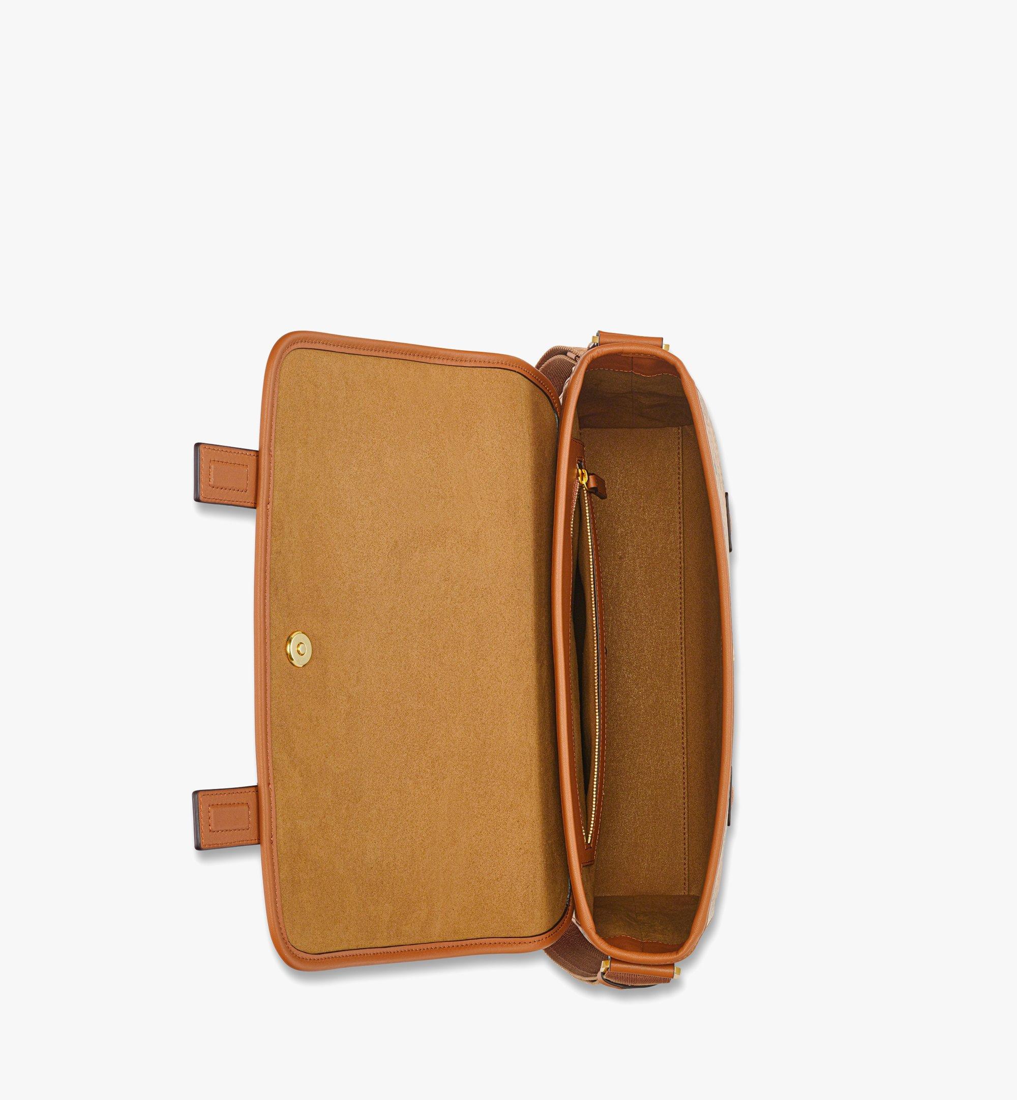 MCM Aren Messenger in Visetos Cognac MMMFSTA06CO001 Alternate View 2