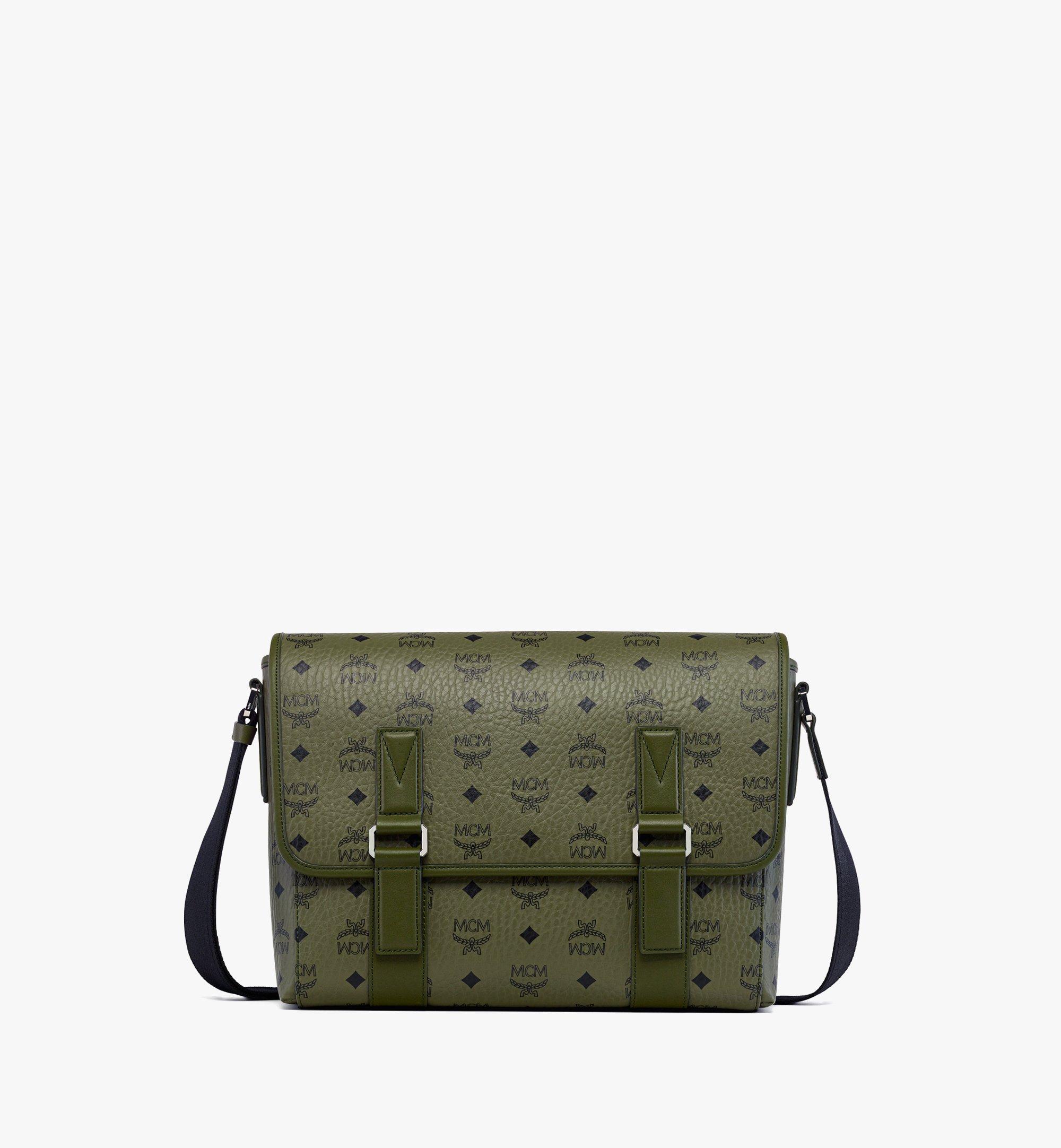 Medium Aren Messenger in Visetos Cognac | MCM ®US