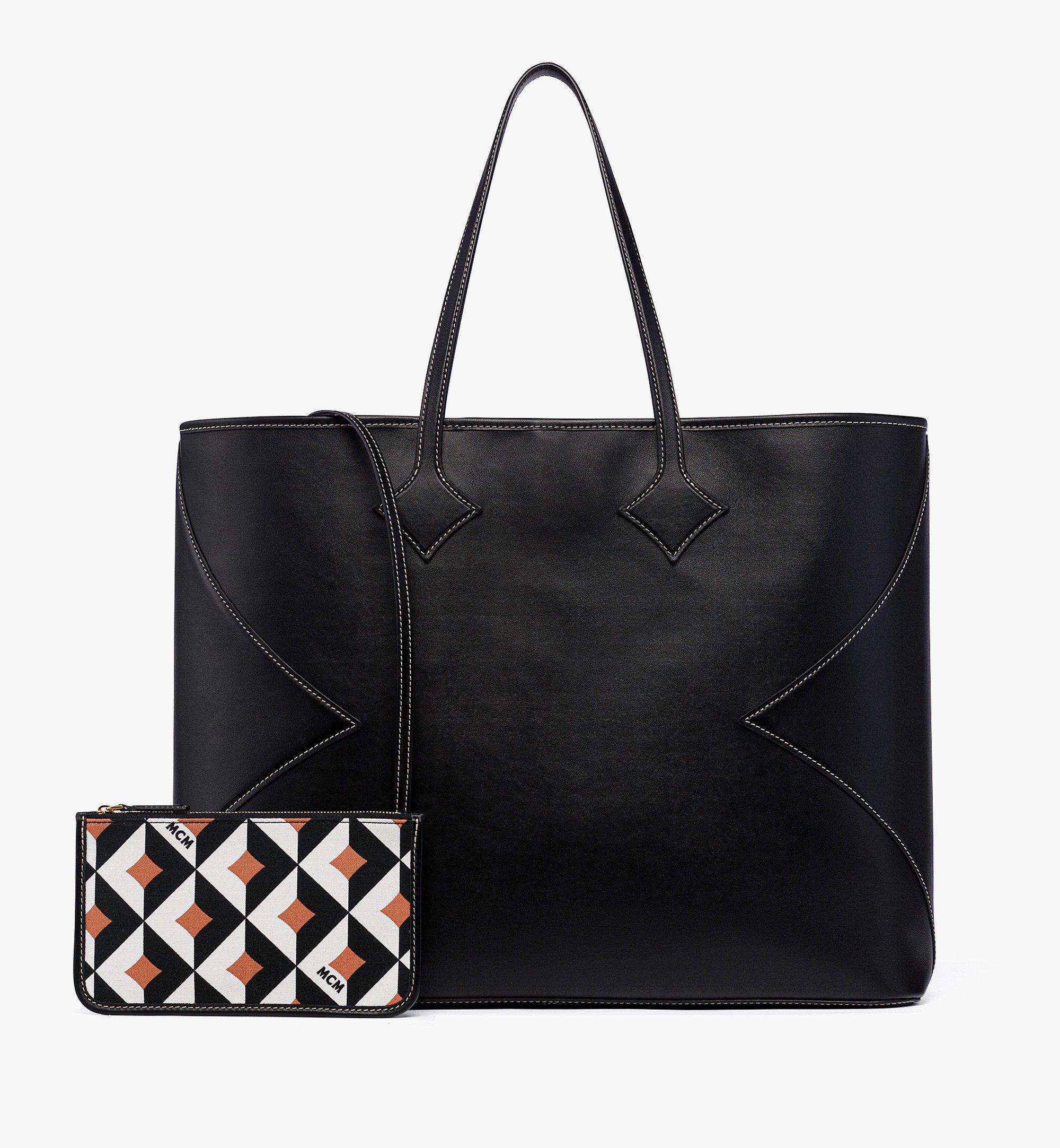 MCM BLACK 黒 Sサイズ【タイムセール】 X-Large Dia Shopper in Calfskin Black | MCM ®SG