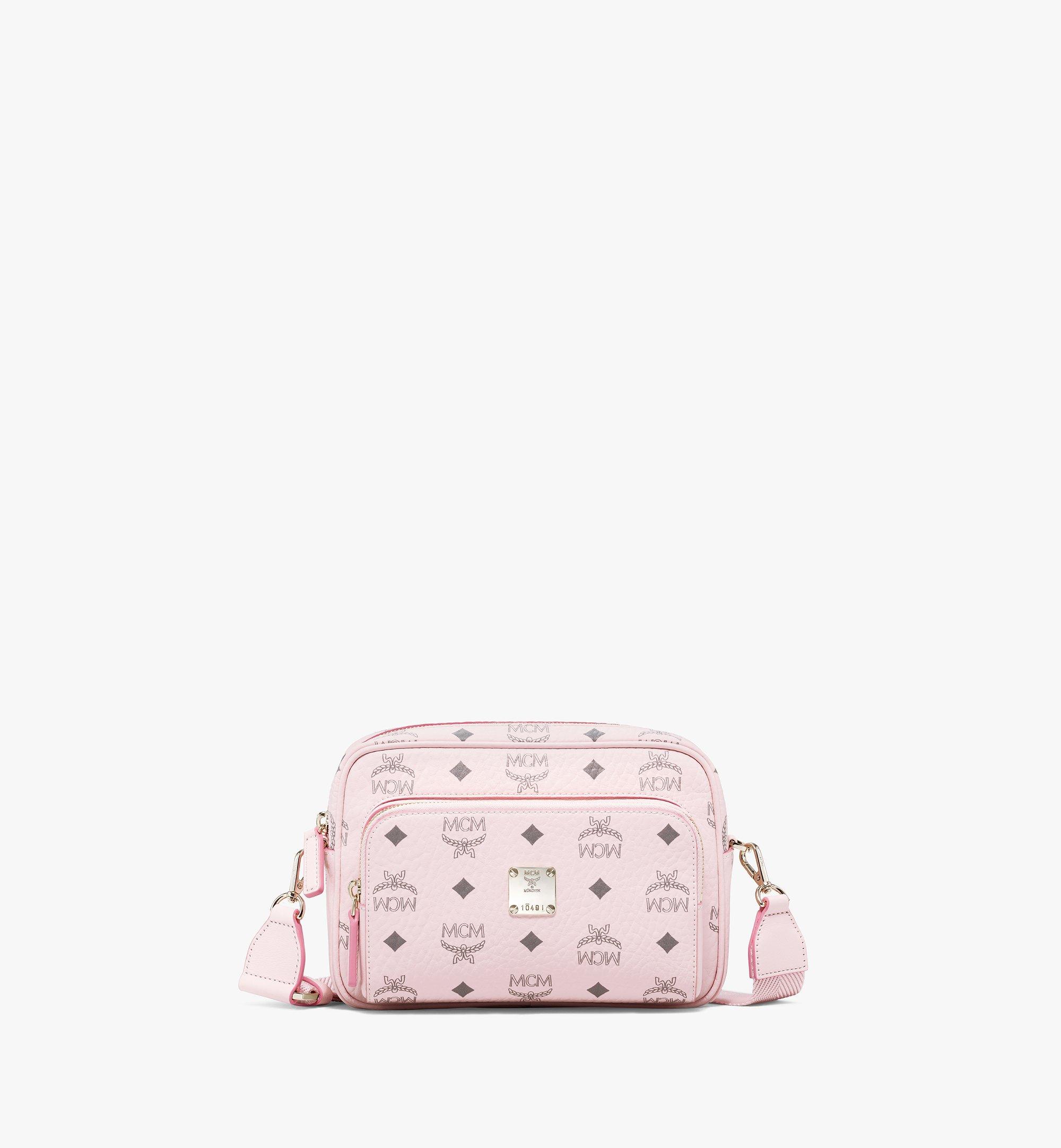 Small Klassik Crossbody In Visetos Pink Mcm Cn