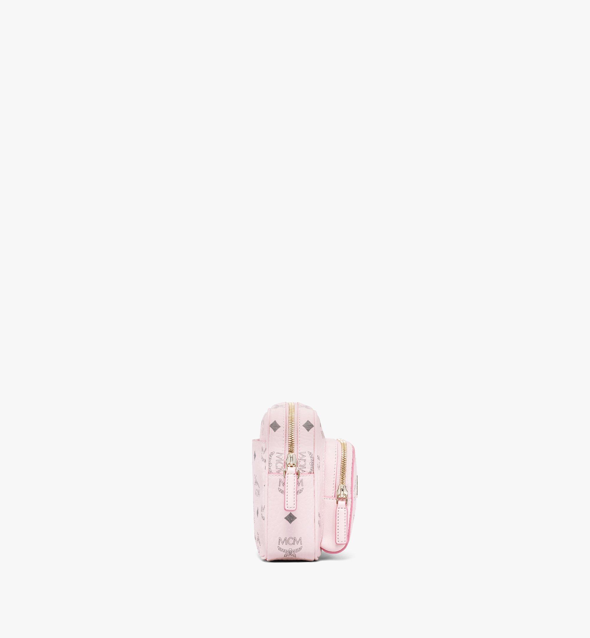 Small Klassik Crossbody In Visetos Pink Mcm Cn