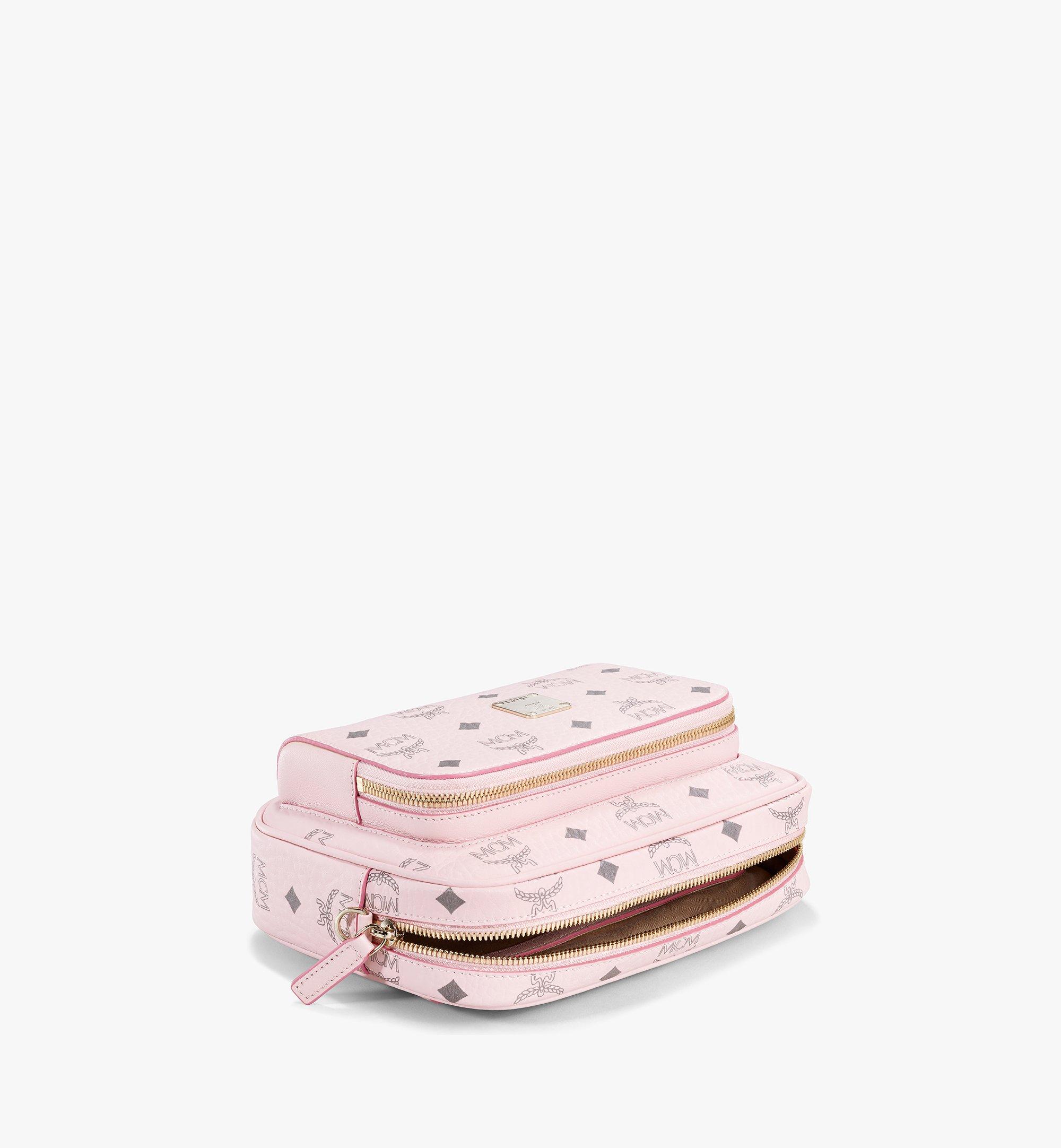 Small Klassik Crossbody In Visetos Pink Mcm Cn