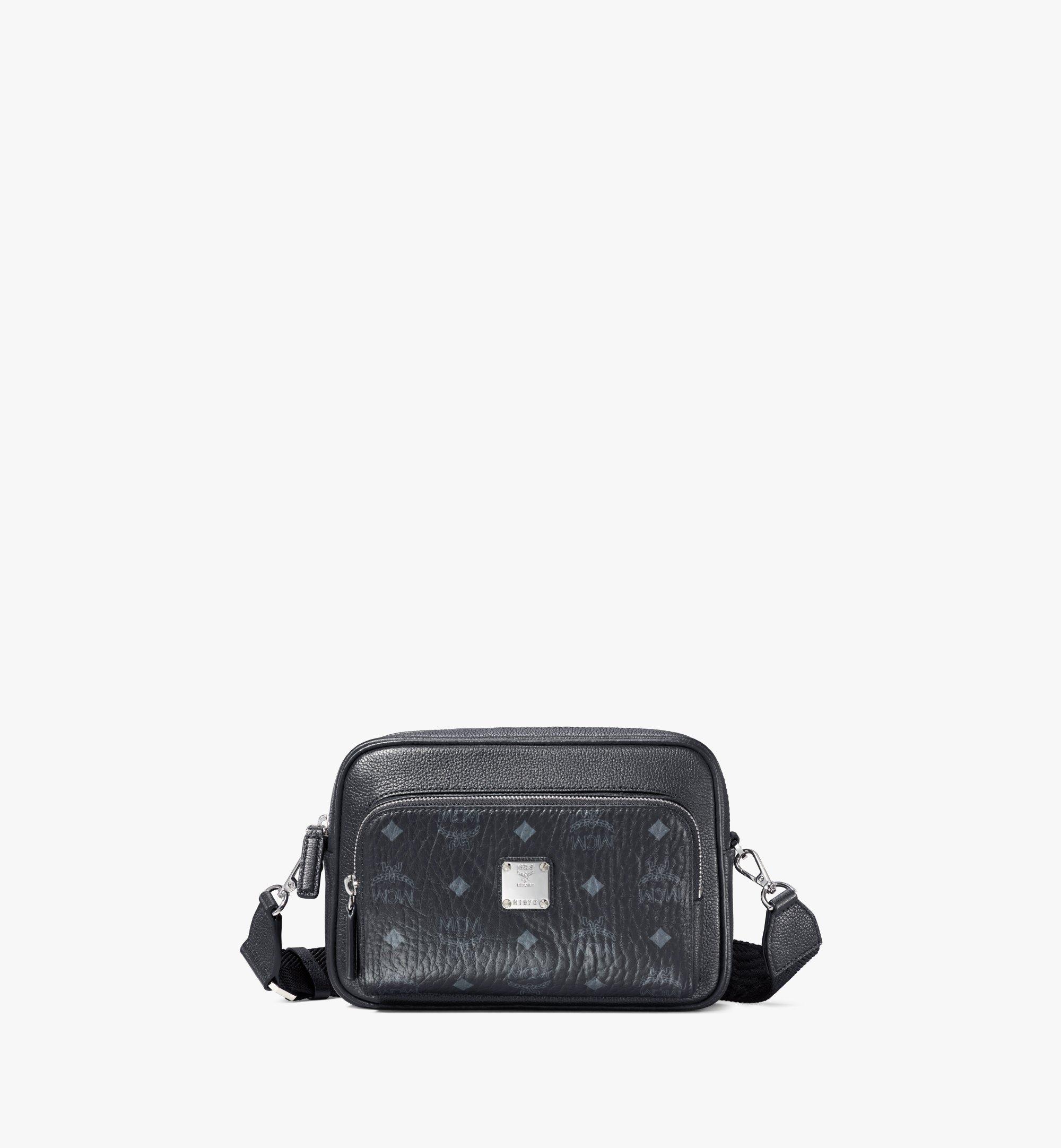 Mini N/S Klassik Crossbody in Visetos Black