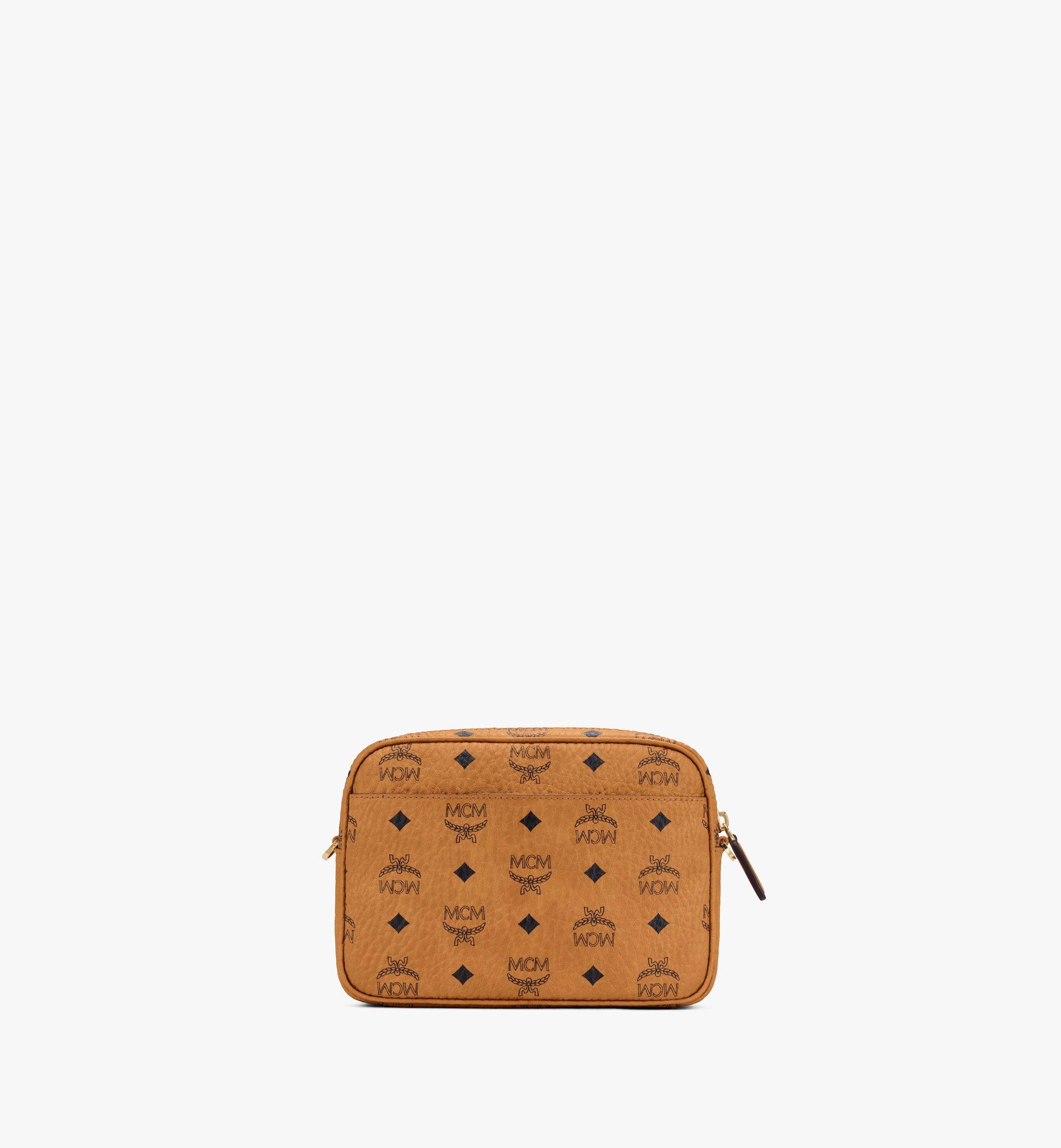 MCM Klassik Crossbody in Visetos Cognac MMRASKC06CO001 Alternate View 3