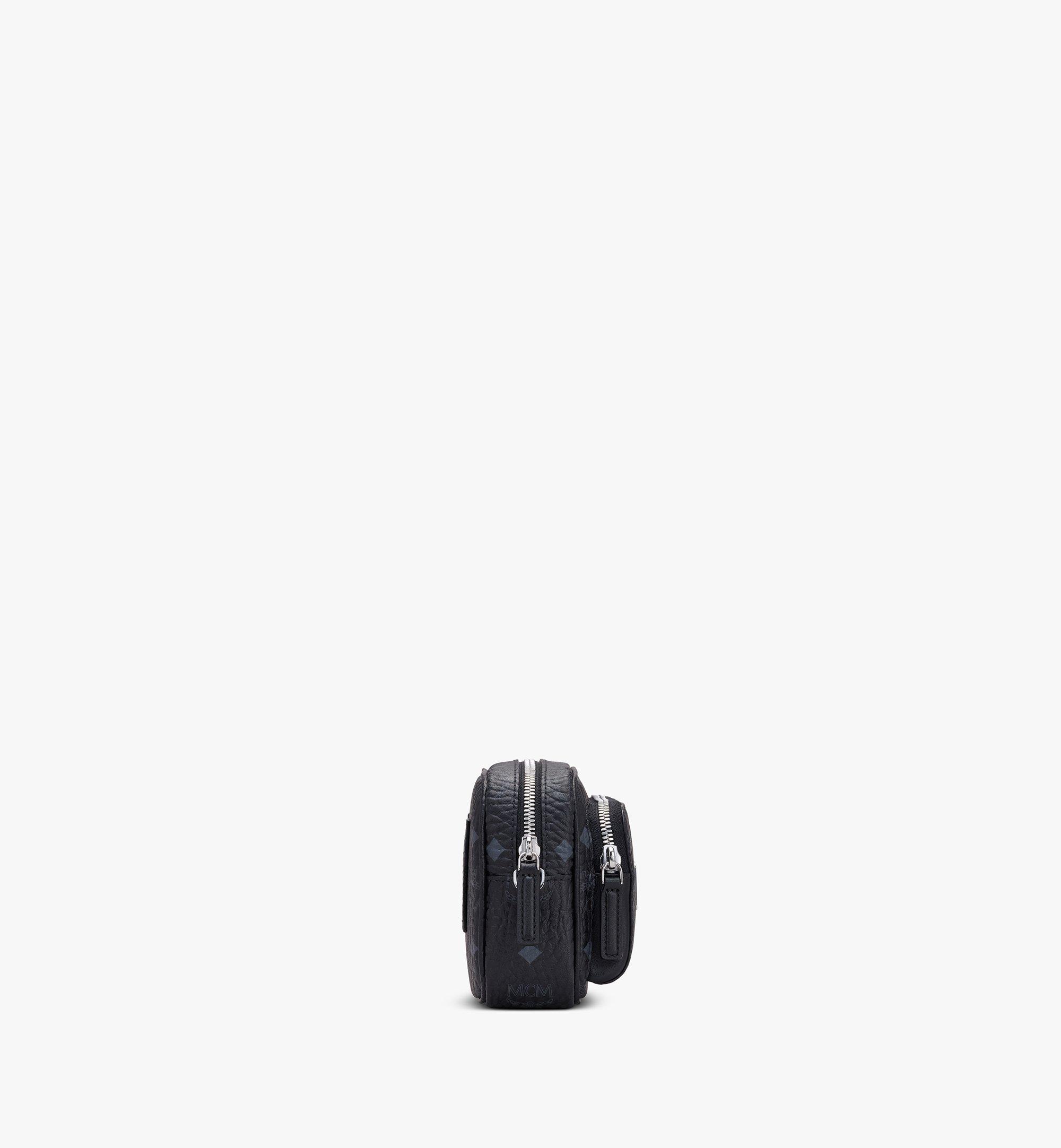 MCM Klassik Crossbody in Visetos Black MMRASKC08BK001 Alternate View 1