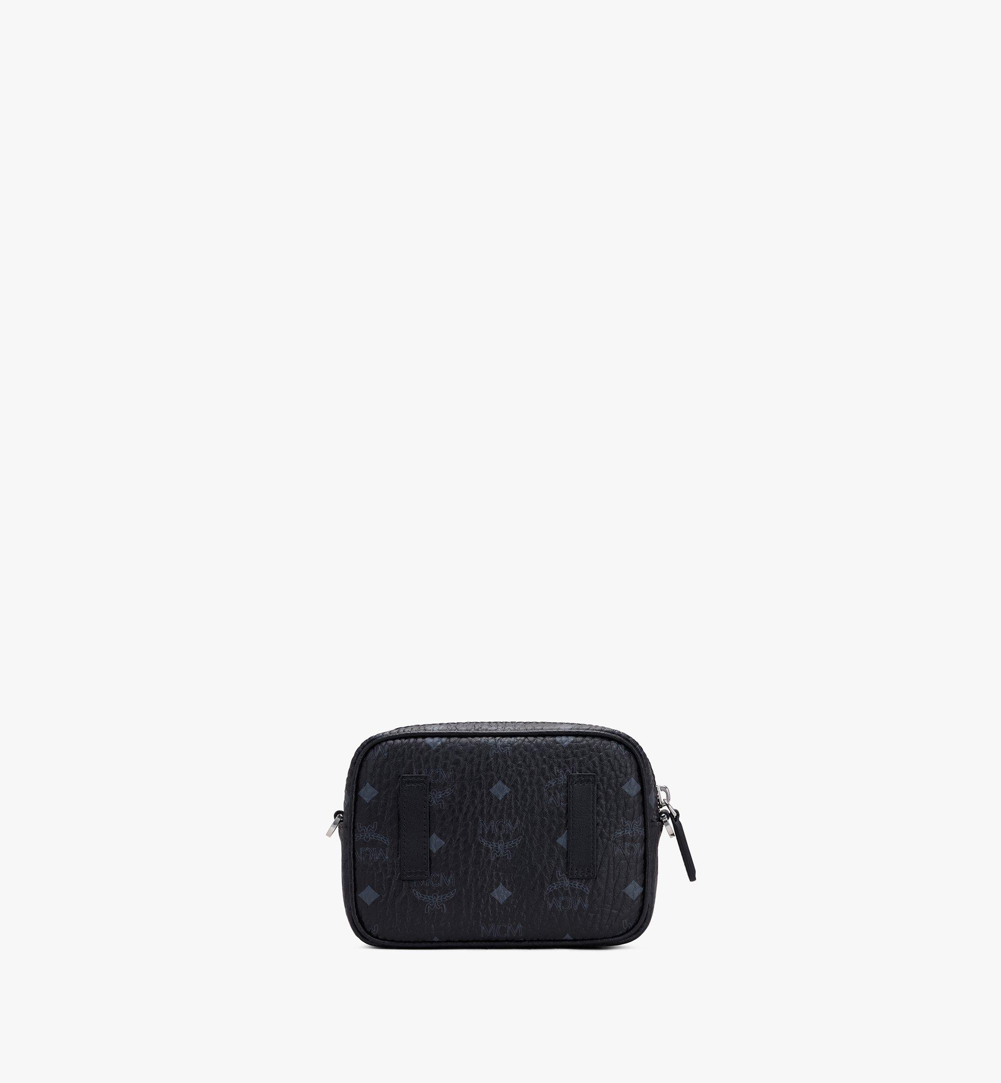 MCM Klassik Crossbody in Visetos Black MMRASKC08BK001 Alternate View 2