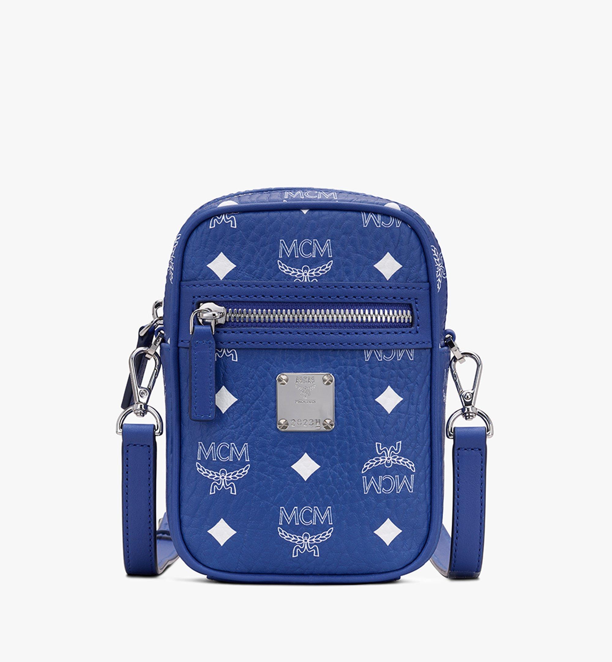 mcm blue crossbody