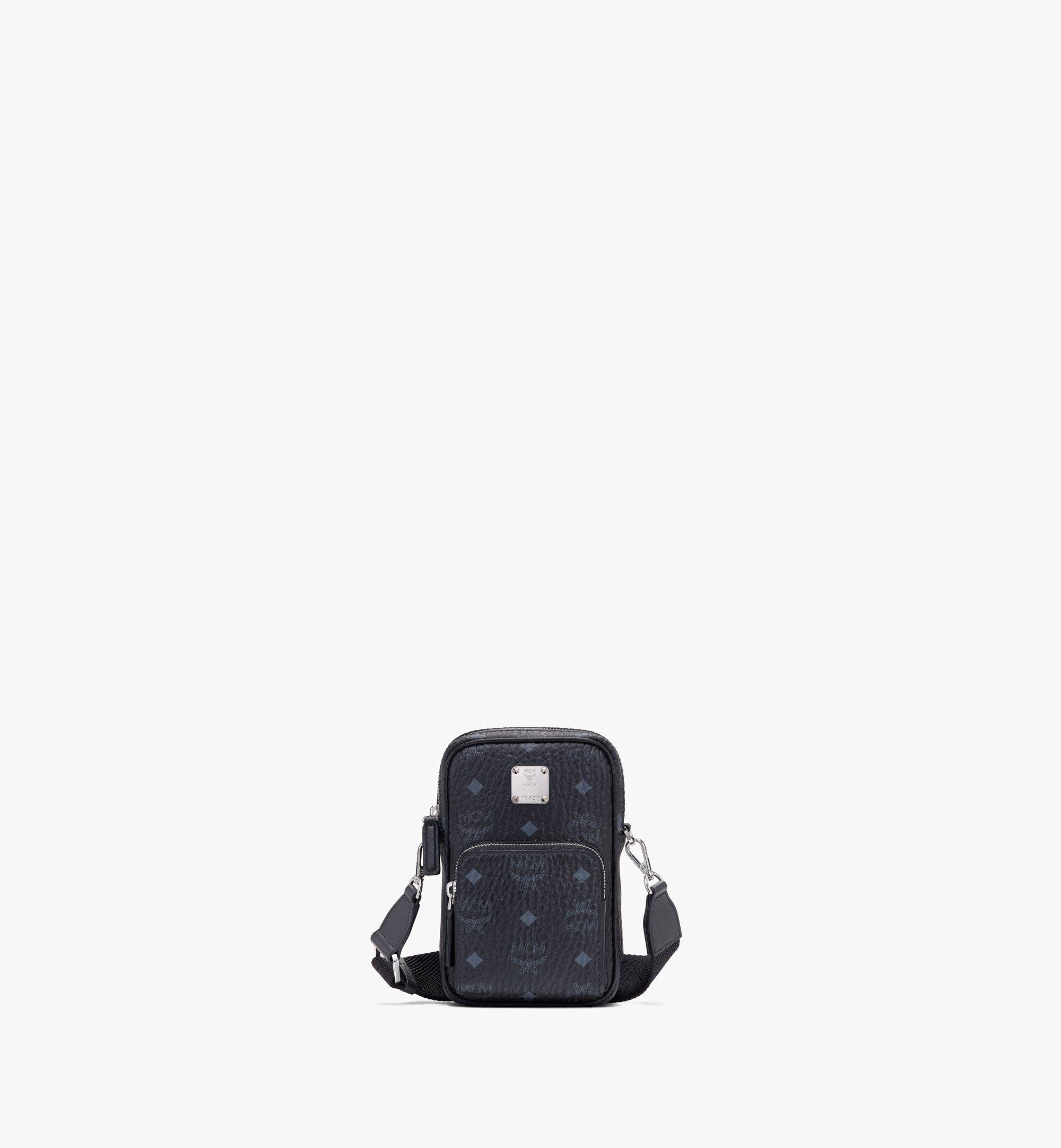 Mini Tech Crossbody in Visetos Original Black MCM ®TH