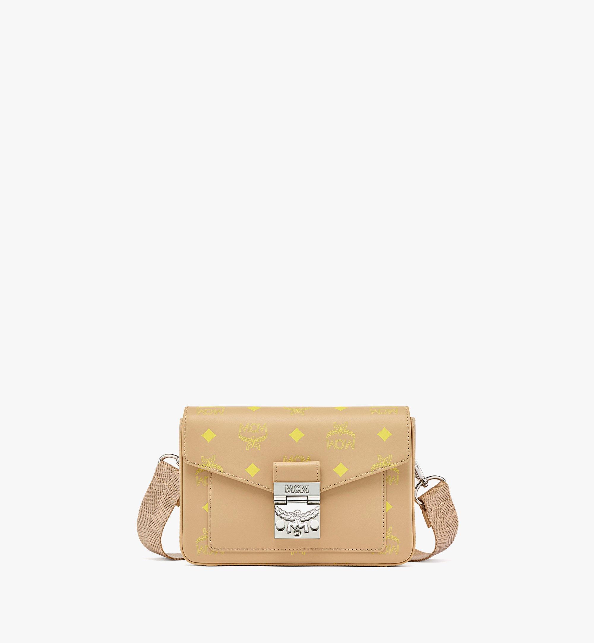 MCM, Bags, Mcm Millie Visetos Logo Leather Crossbody Bag