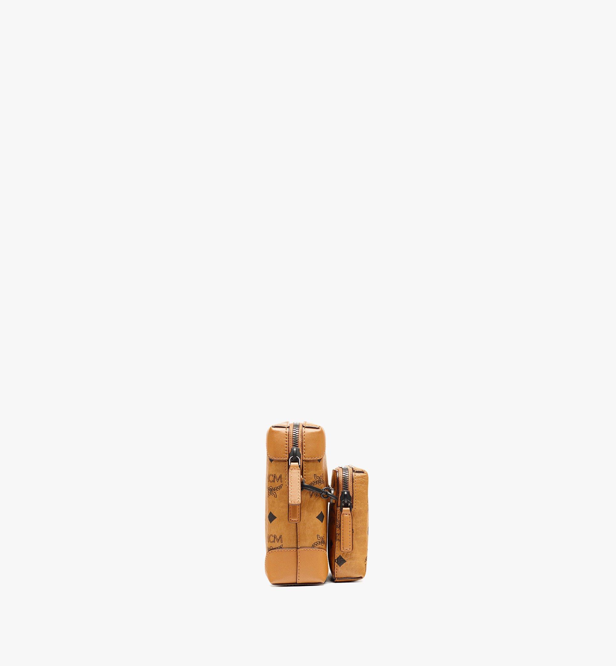 MCM Klassik Visetos多功能斜挎包 Cognac MMRBSBF05CO001 更多视角 1