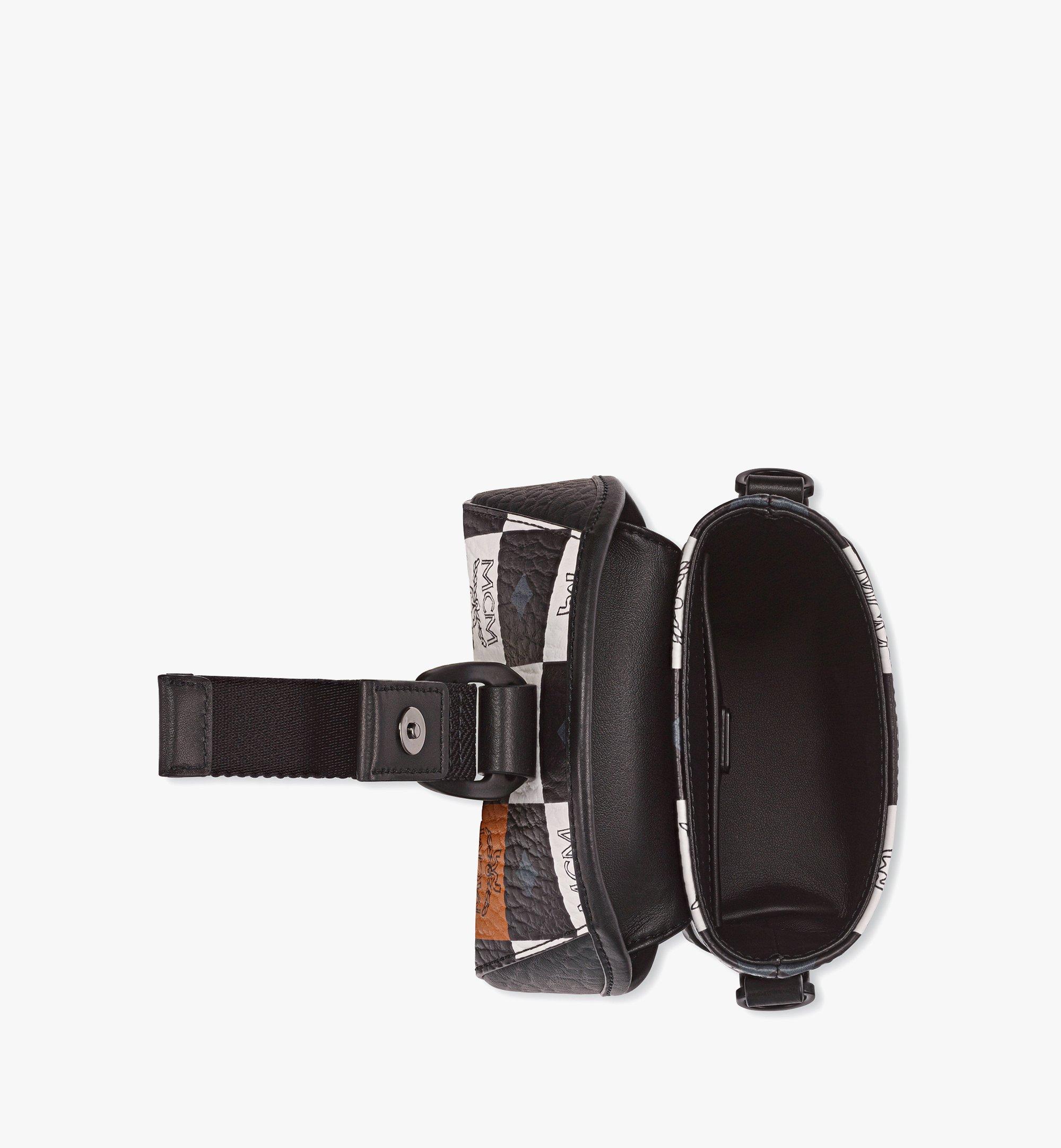 MCM Aren N/S クロスボディ - チェッカーボード ヴィセトス Black MMRCATA05BW001 ほかの角度から見る 2