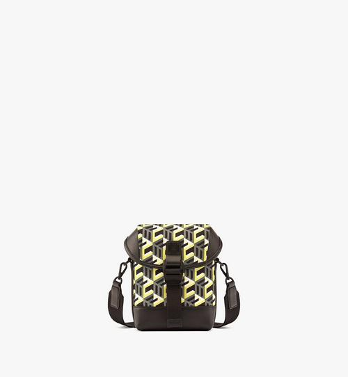 N/S Crossbody Bag in Cubic Monogram Nylon