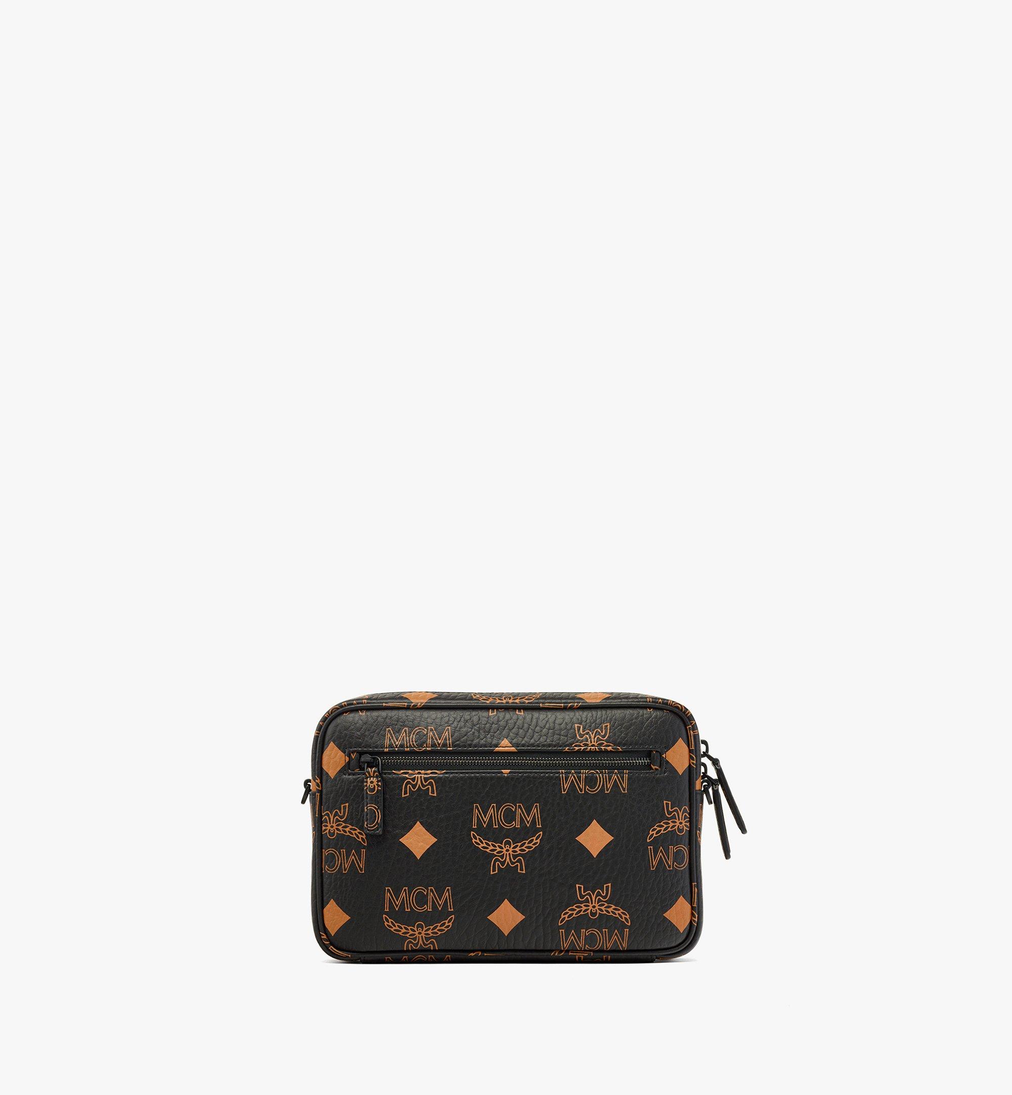 Mcm Aren Crossbody Pouch in Maxi Visetos Cognac Visetos