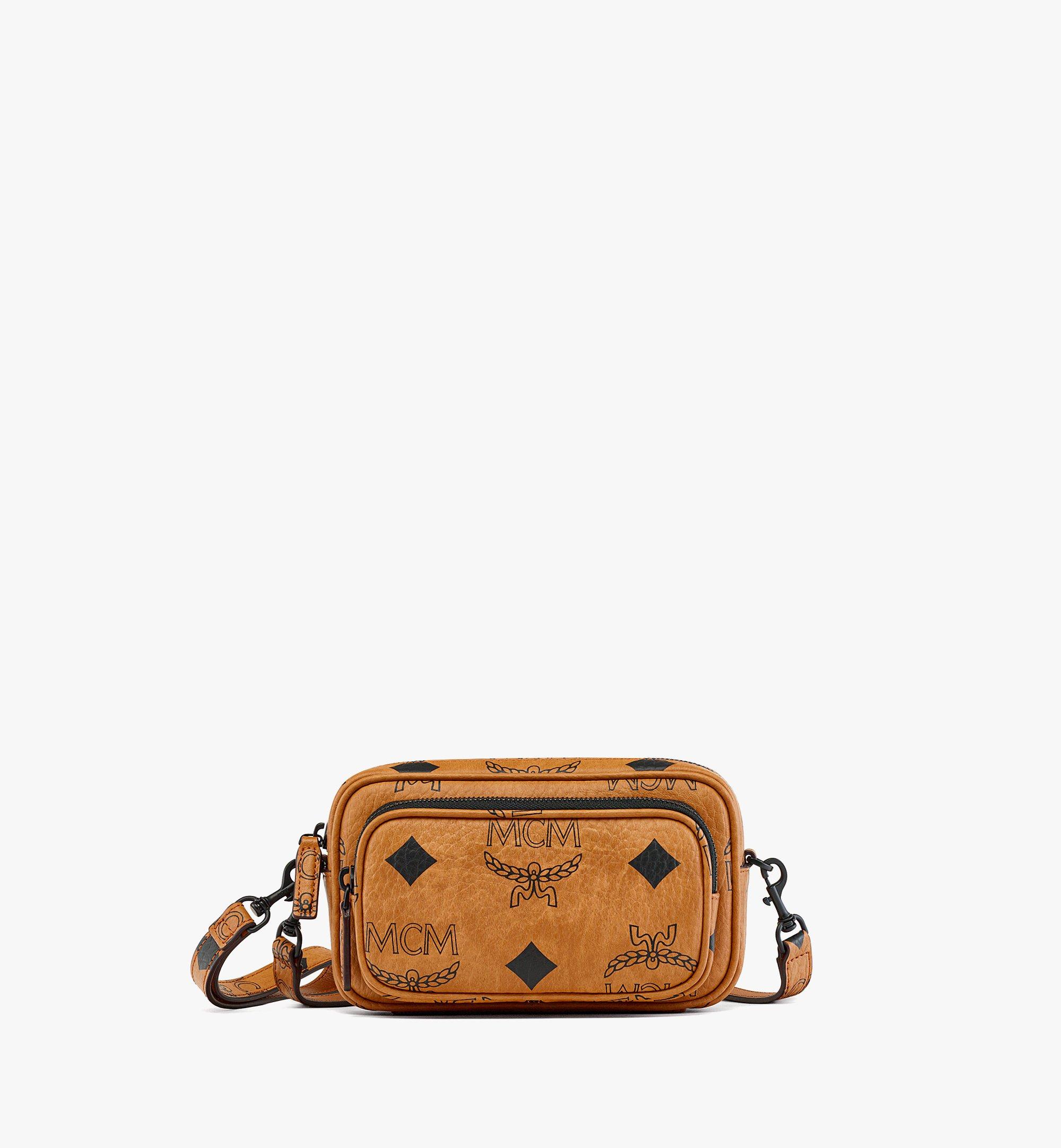 Mini Aren Wristlet Crossbody in Maxi Visetos Cognac | MCM ®US