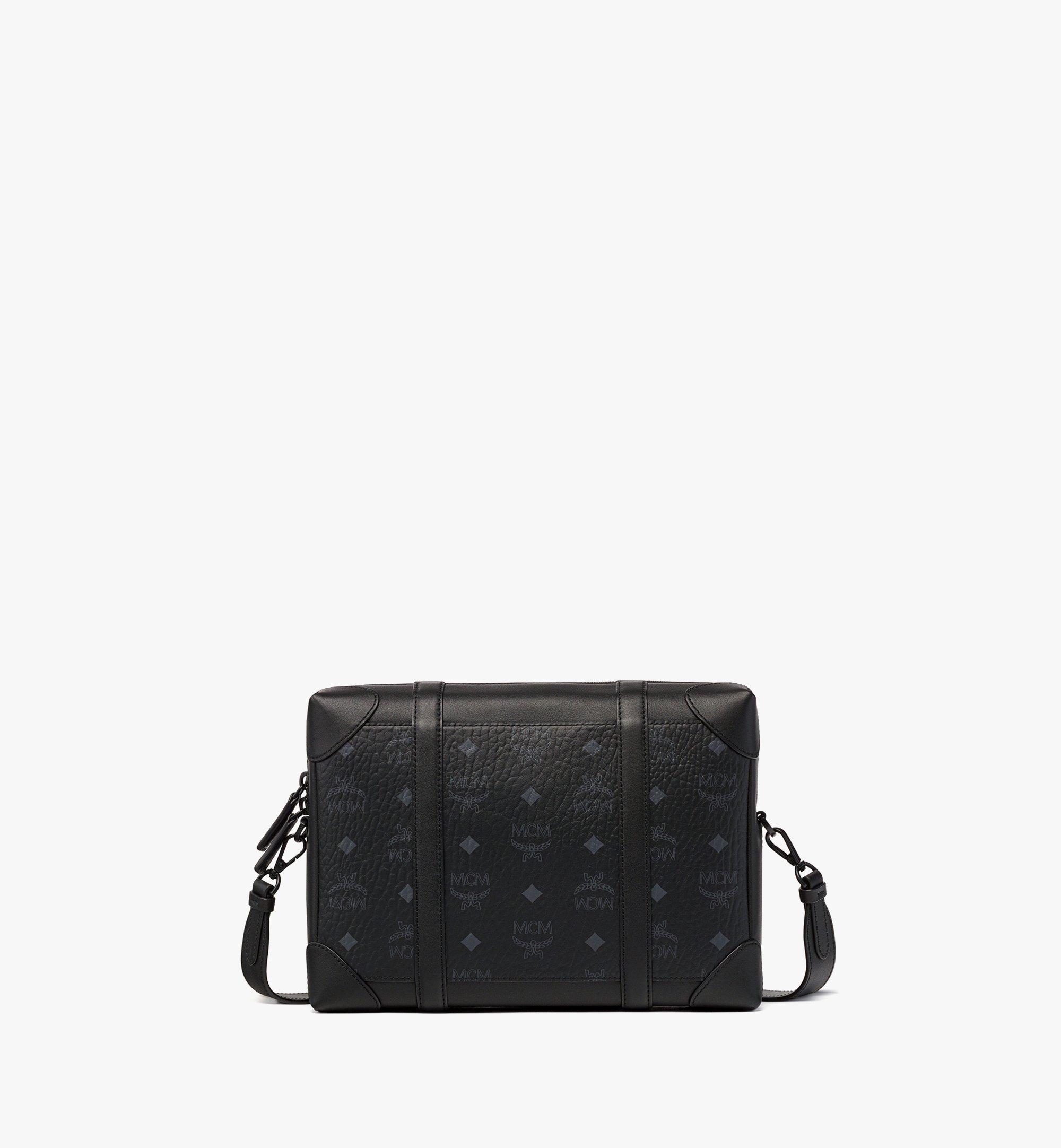 Mcm Klassik Small Messenger Bag in Black