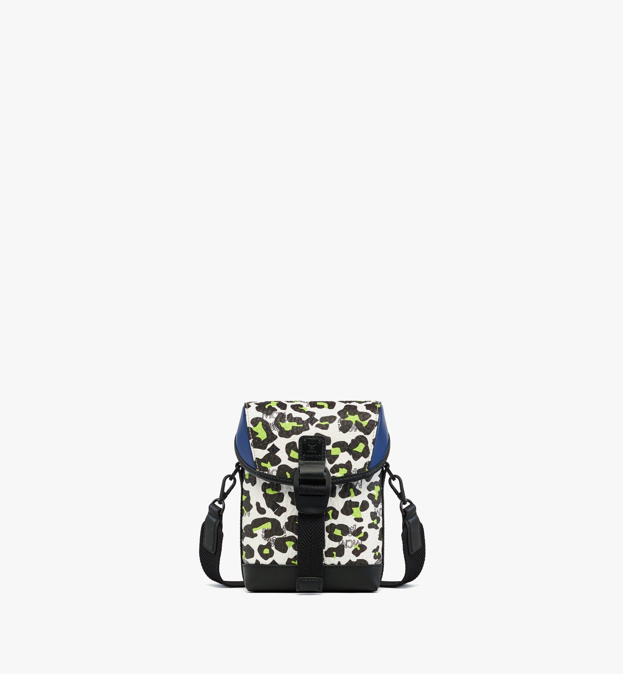 Small Aren N/S Crossbody in Leopard Visetos White | MCM ®JP