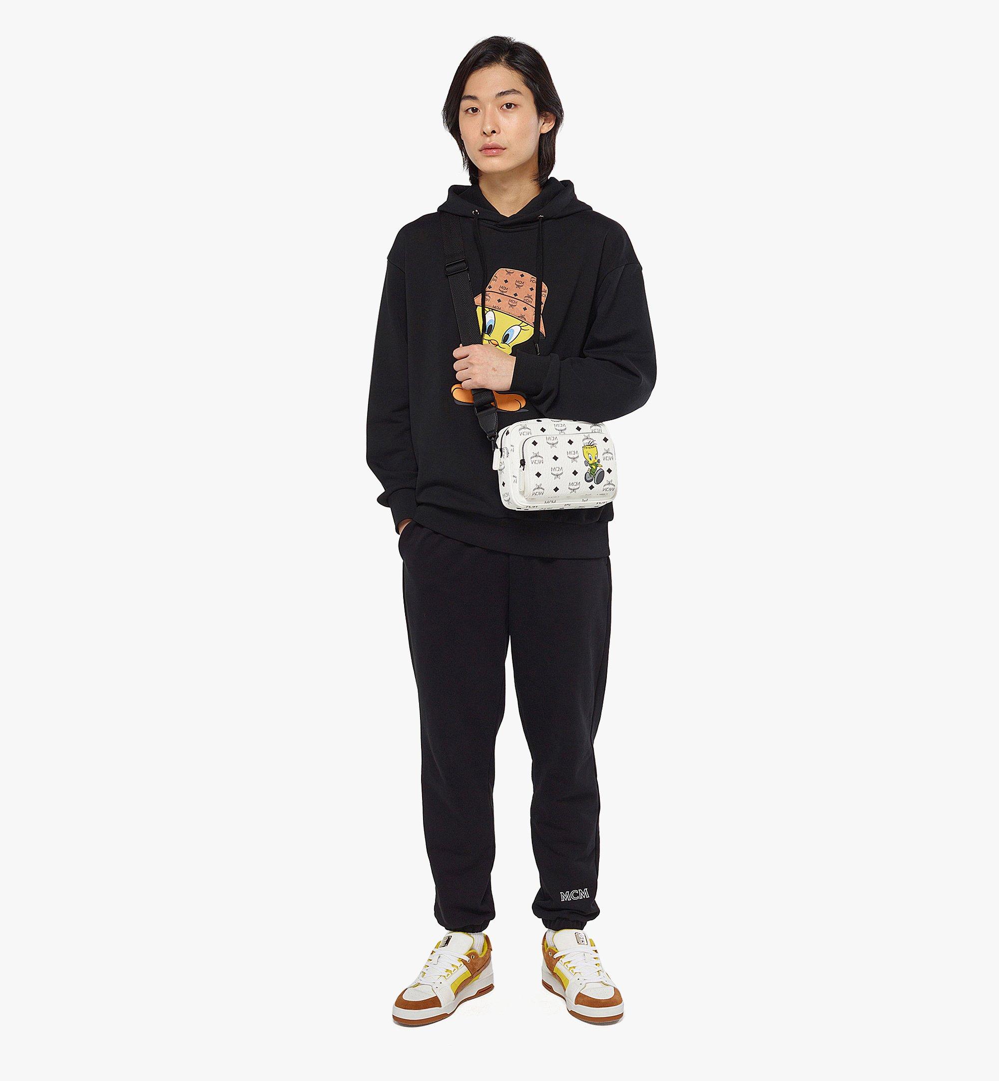 MCM Looney Tunes x MCM  Aren Crossbody in Visetos White MMRDSTA07WT001 Alternate View 2