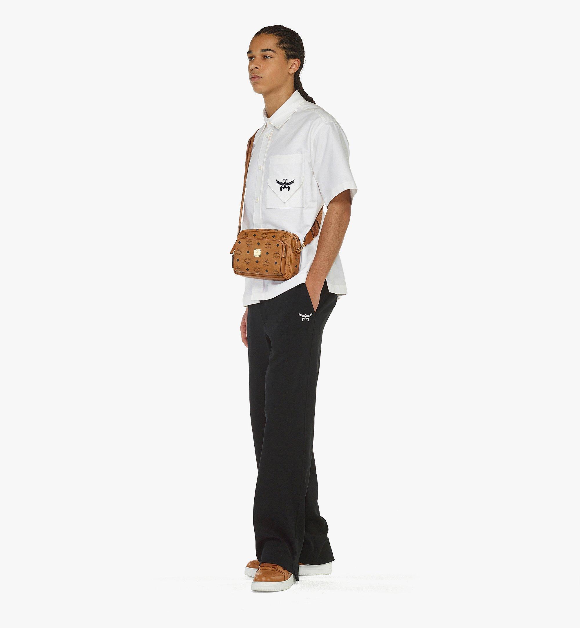 MCM Sac à bandoulière Aren en viscose Cognac MMREATA05CO001 Plus de photos 2