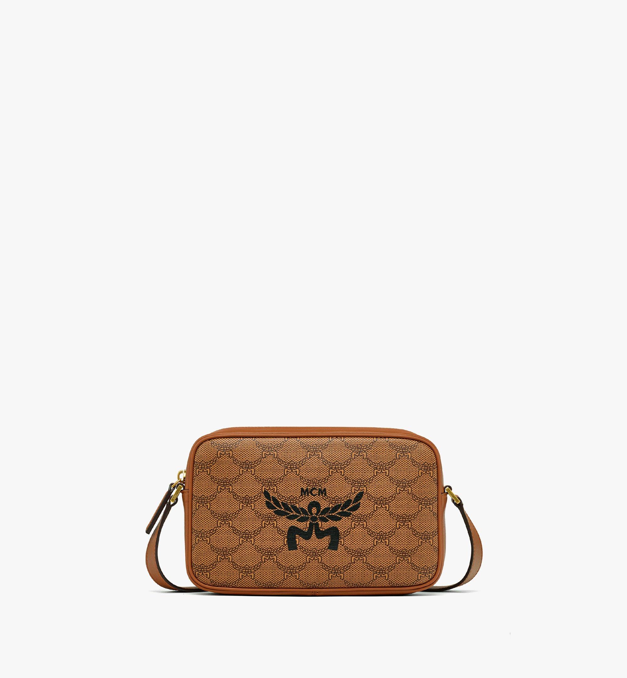 Small Himmel Crossbody in Lauretos Cognac MCM UK