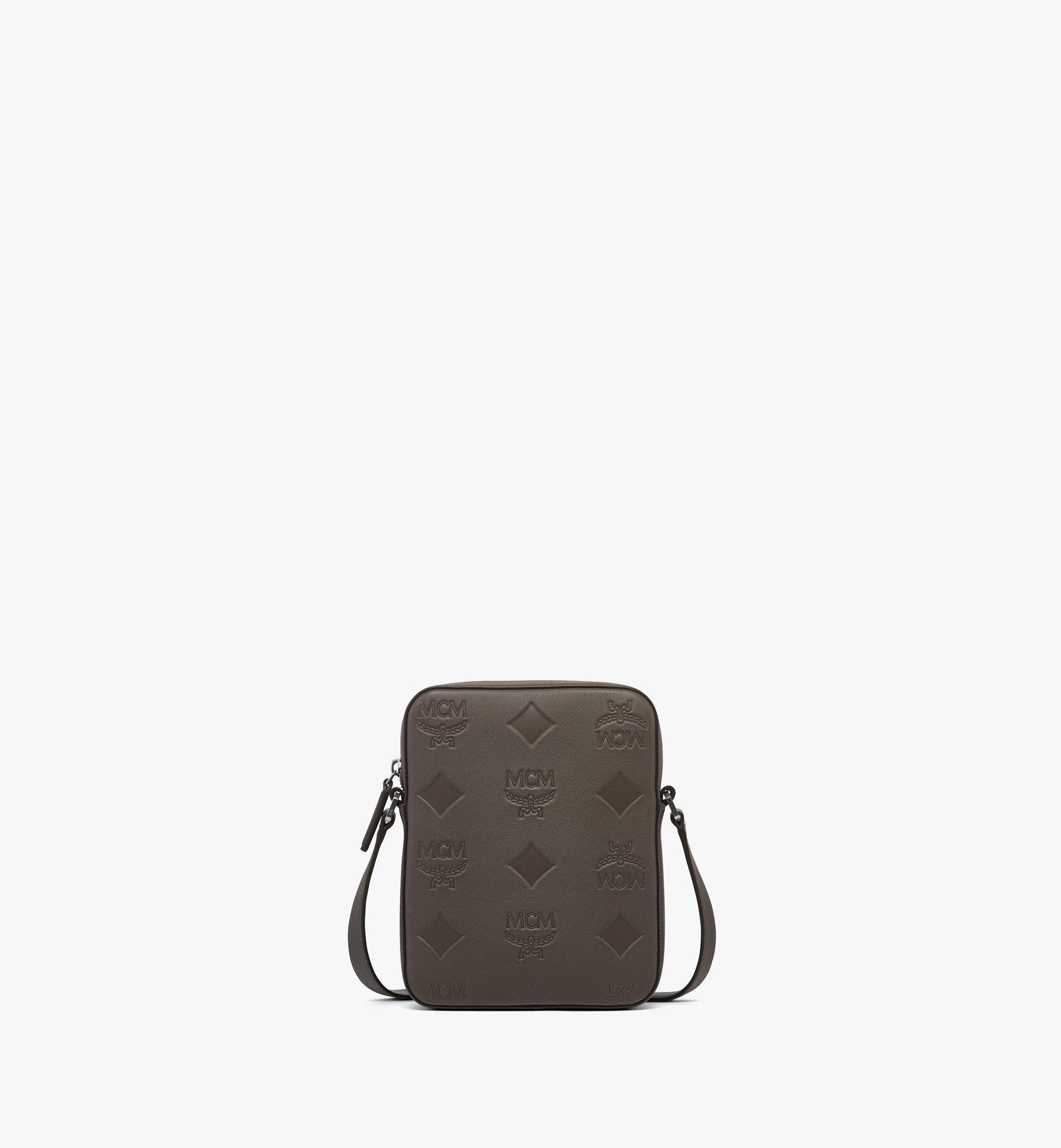 Mcm grey crossbody hotsell