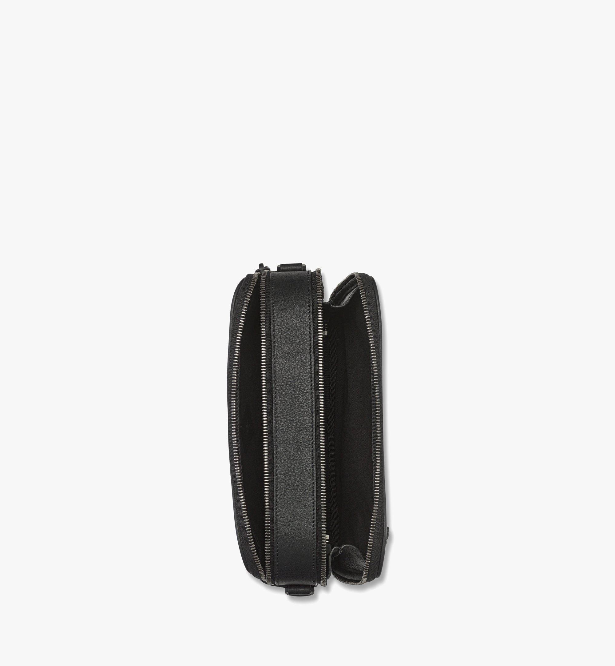 MCM Diamond Camera Bag in Maxi Monogram Leather Black MMRFAAK01BK001 Alternate View 2