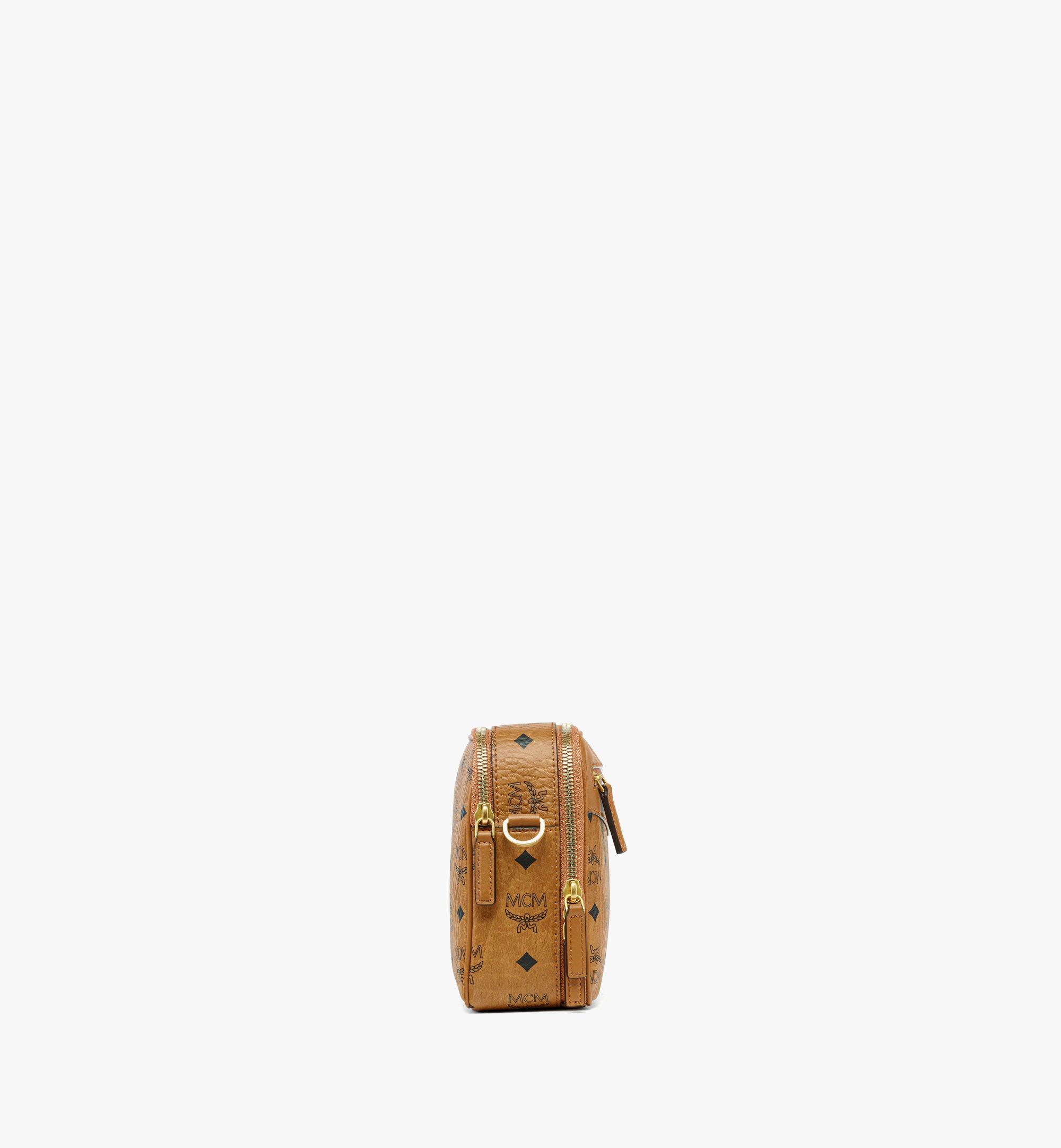 MCM Diamond Camera Bag in Visetos Cognac MMRFAAK02CO001 Alternate View 1