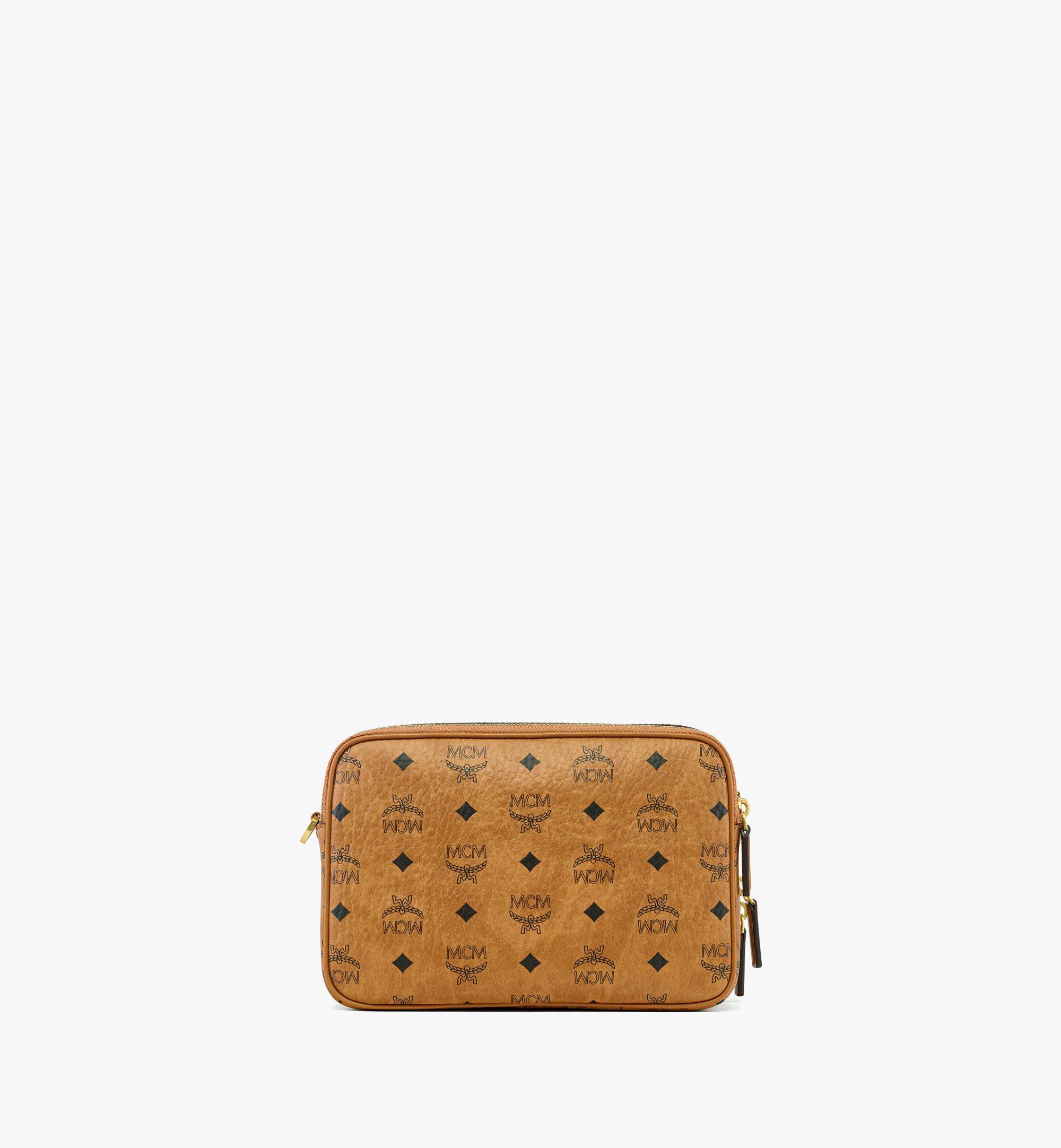 MCM Diamond Camera Bag in Visetos Cognac MMRFAAK02CO001 Alternate View 3