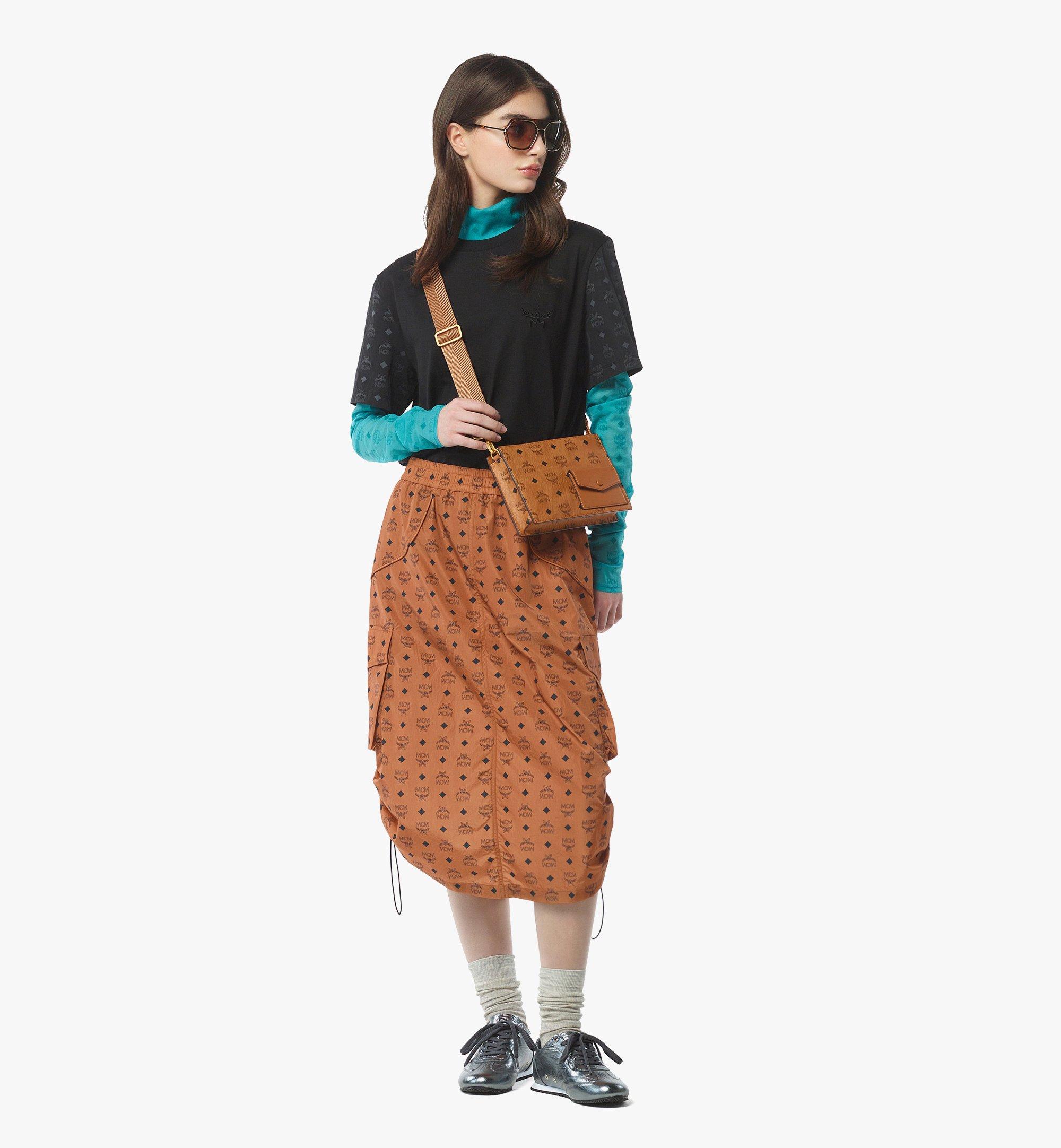 MCM Aren Standing Crossbody Pouch in Visetos Cognac MMRFATA01CO001 Alternate View 5