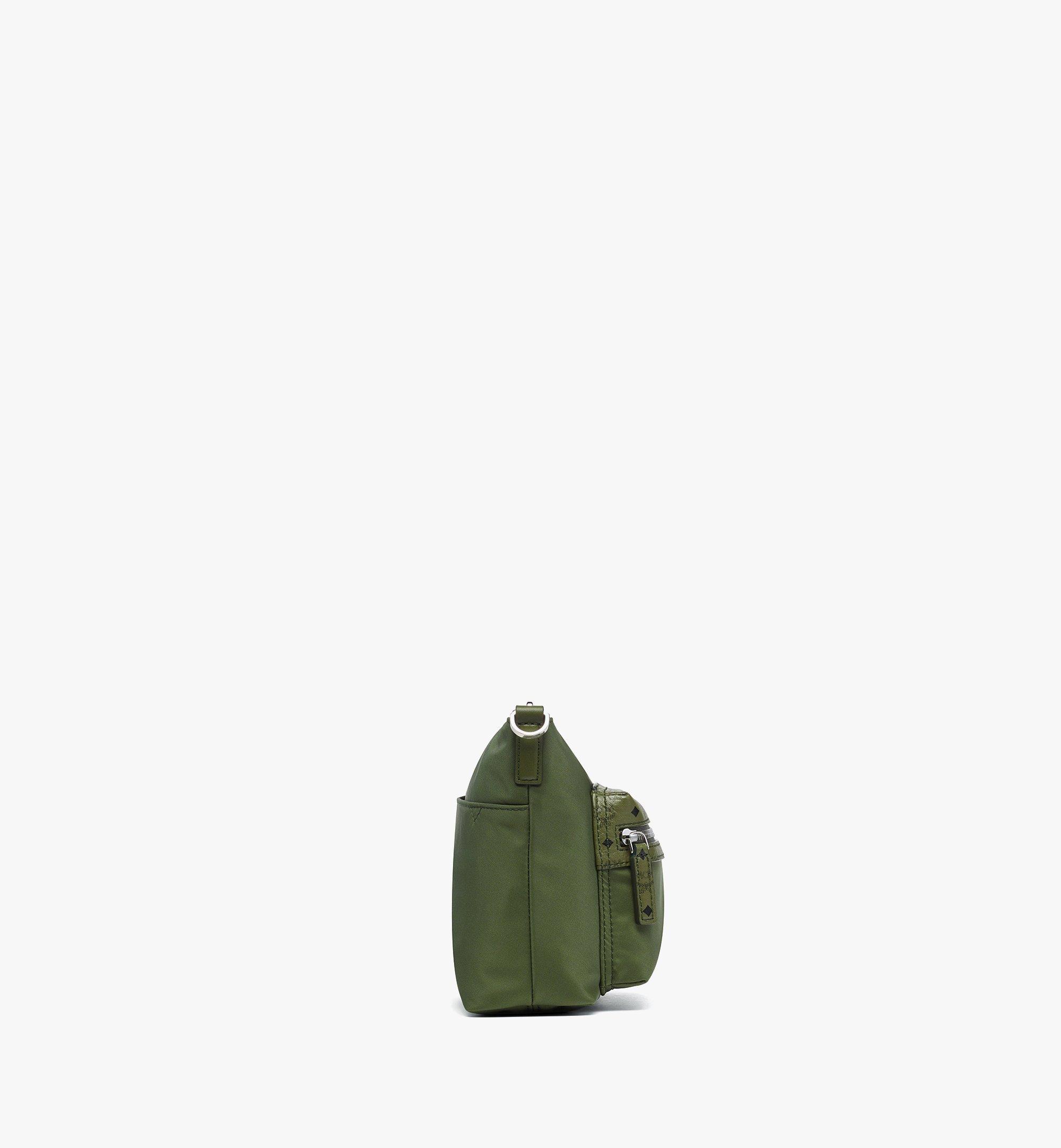 MCM Aren Crossbody in ECONYL® and Leather Green MMRFATA02K8001 Alternate View 1