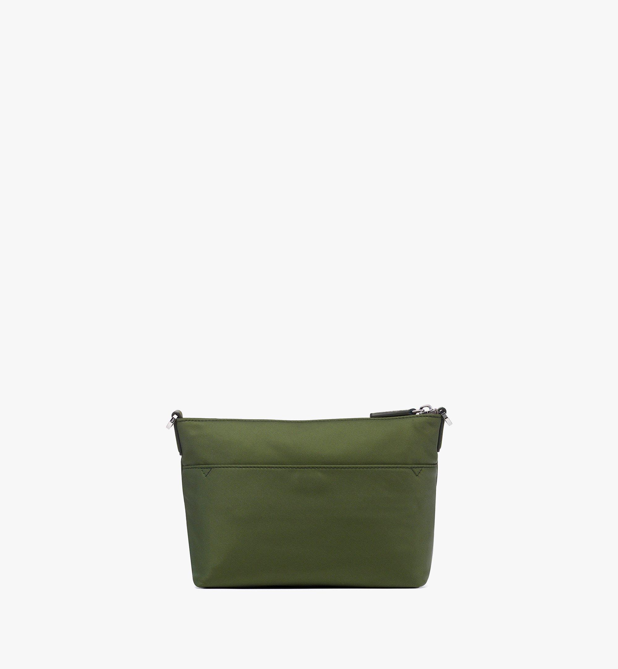 MCM Aren Crossbody in ECONYL® and Leather Green MMRFATA02K8001 Alternate View 3