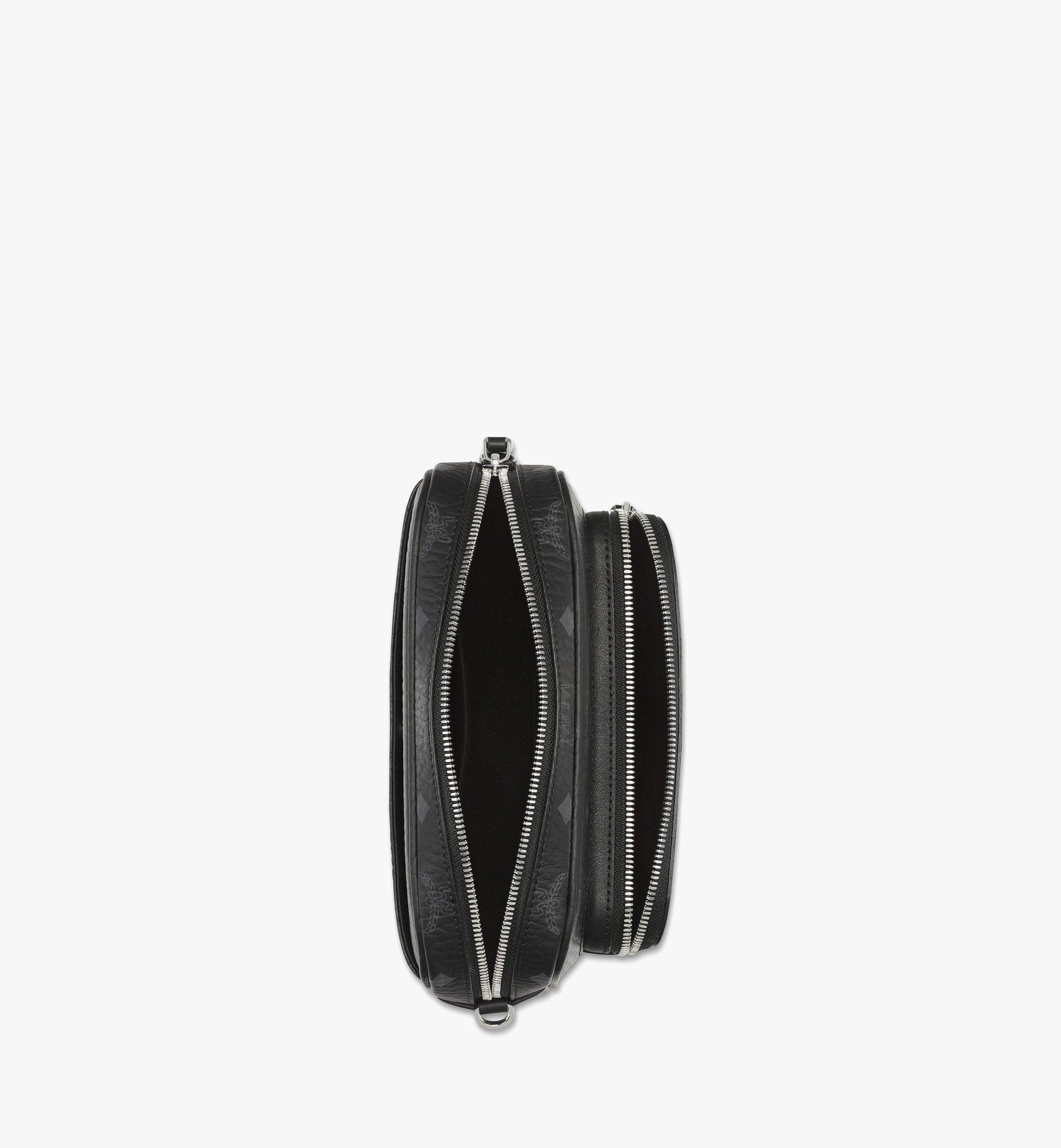 MCM Aren Crossbody in Rocket Visetos Black MMRFATA04BK001 Alternate View 2