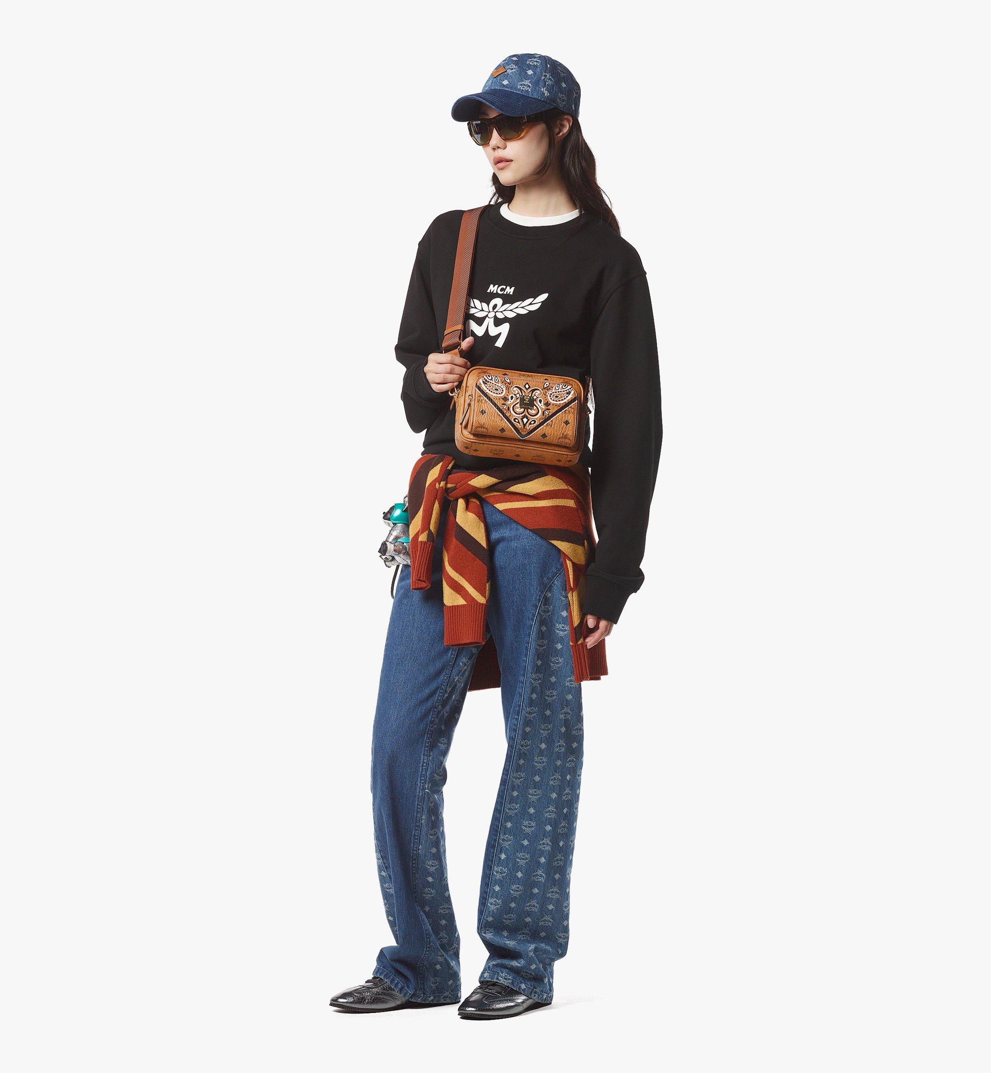 MCM Aren Crossbody in Bandana Visetos Cognac MMRFAUP02CO001 Alternate View 2
