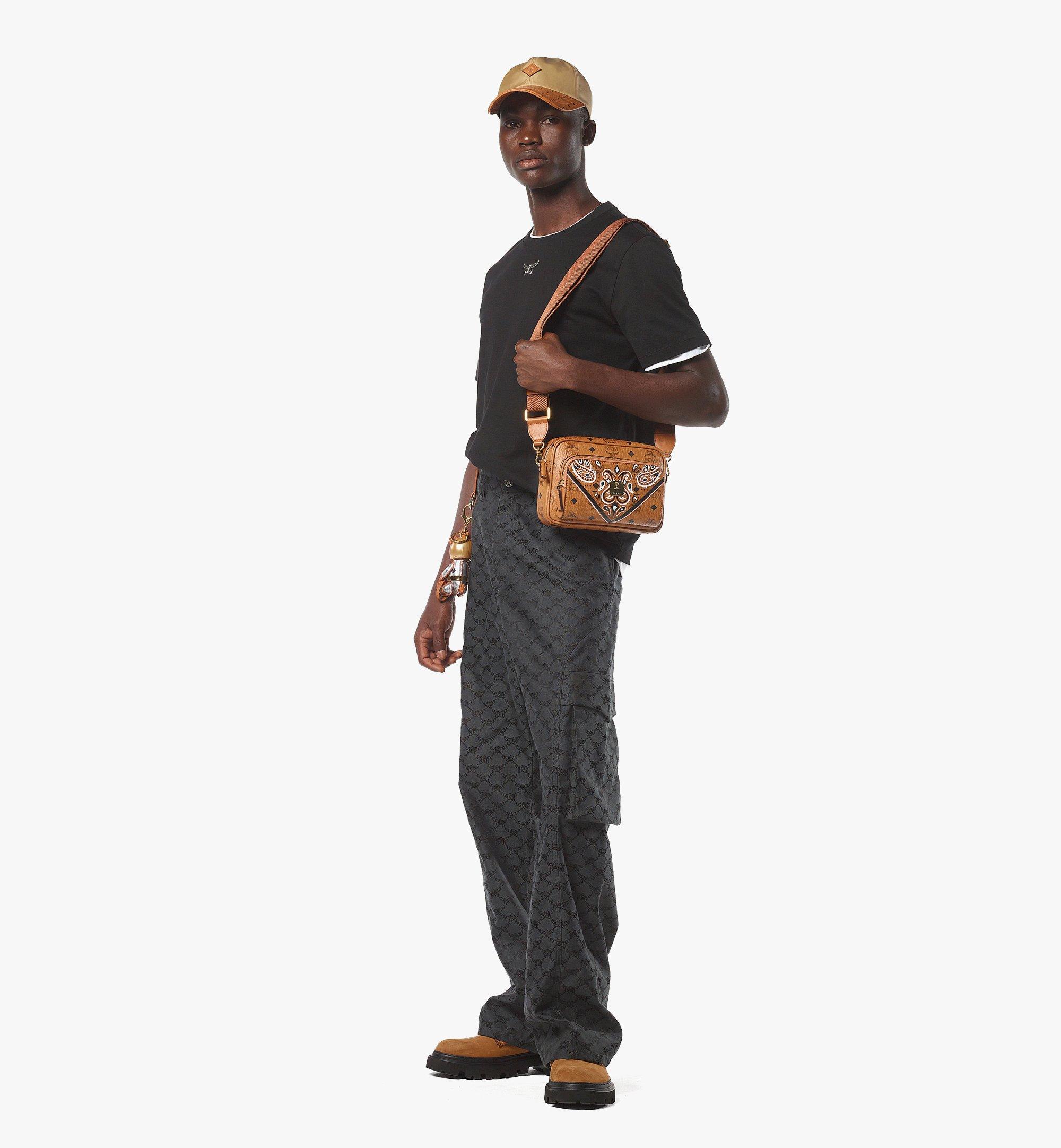 MCM Aren Crossbody in Bandana Visetos Cognac MMRFAUP02CO001 Alternate View 4