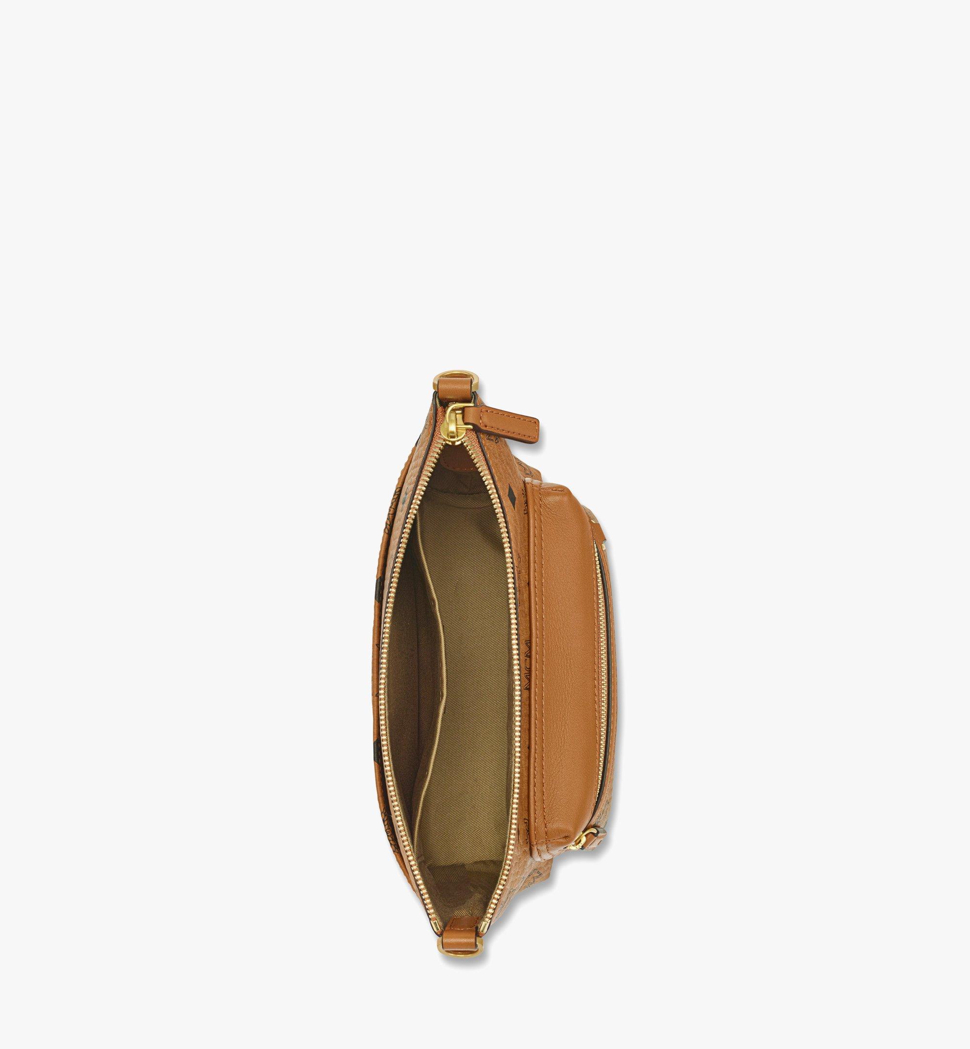 Small Aren Crossbody in Visetos Cognac | MCM ®US