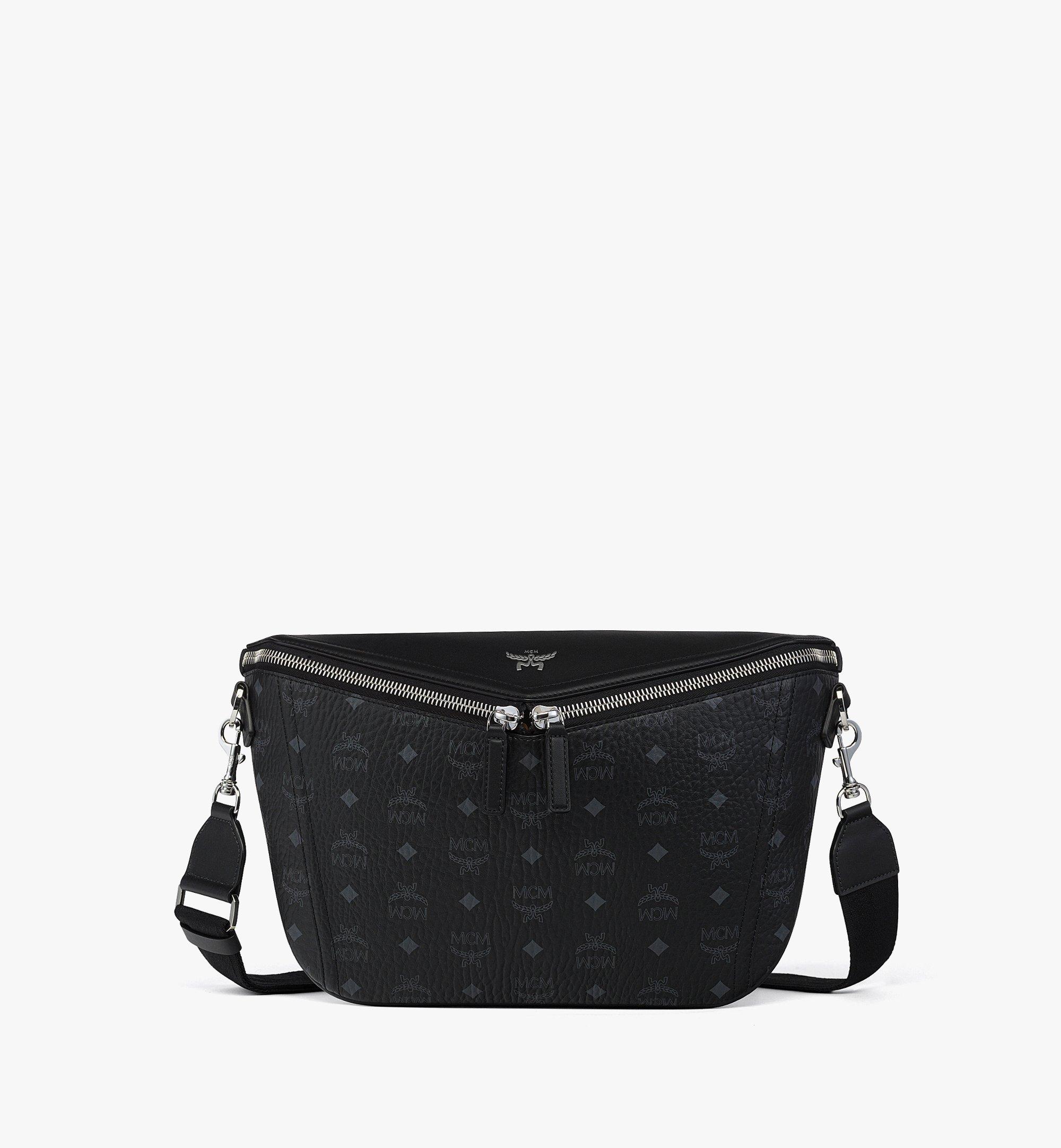どる✨ MCM ヴィセトス柄 ボディバッグ ウエストバッグ 黒系 総柄 どる様専用✨ MCM ヴィセトス柄 ボディバッグ ウエストバッグ 黒系 総