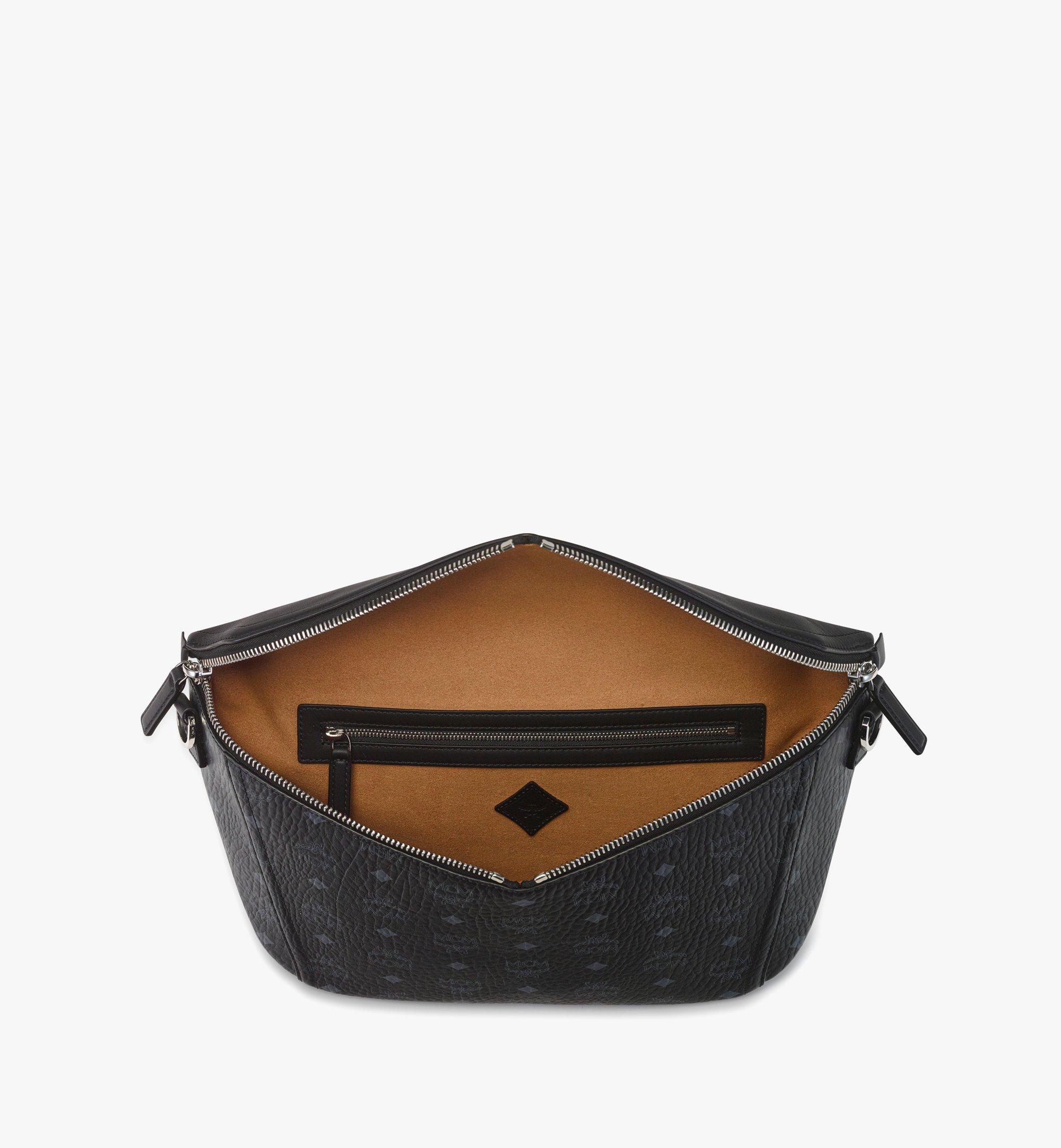 Medium Diamant 3D Crossbody in Visetos Leather Mix Black | MCM ®US
