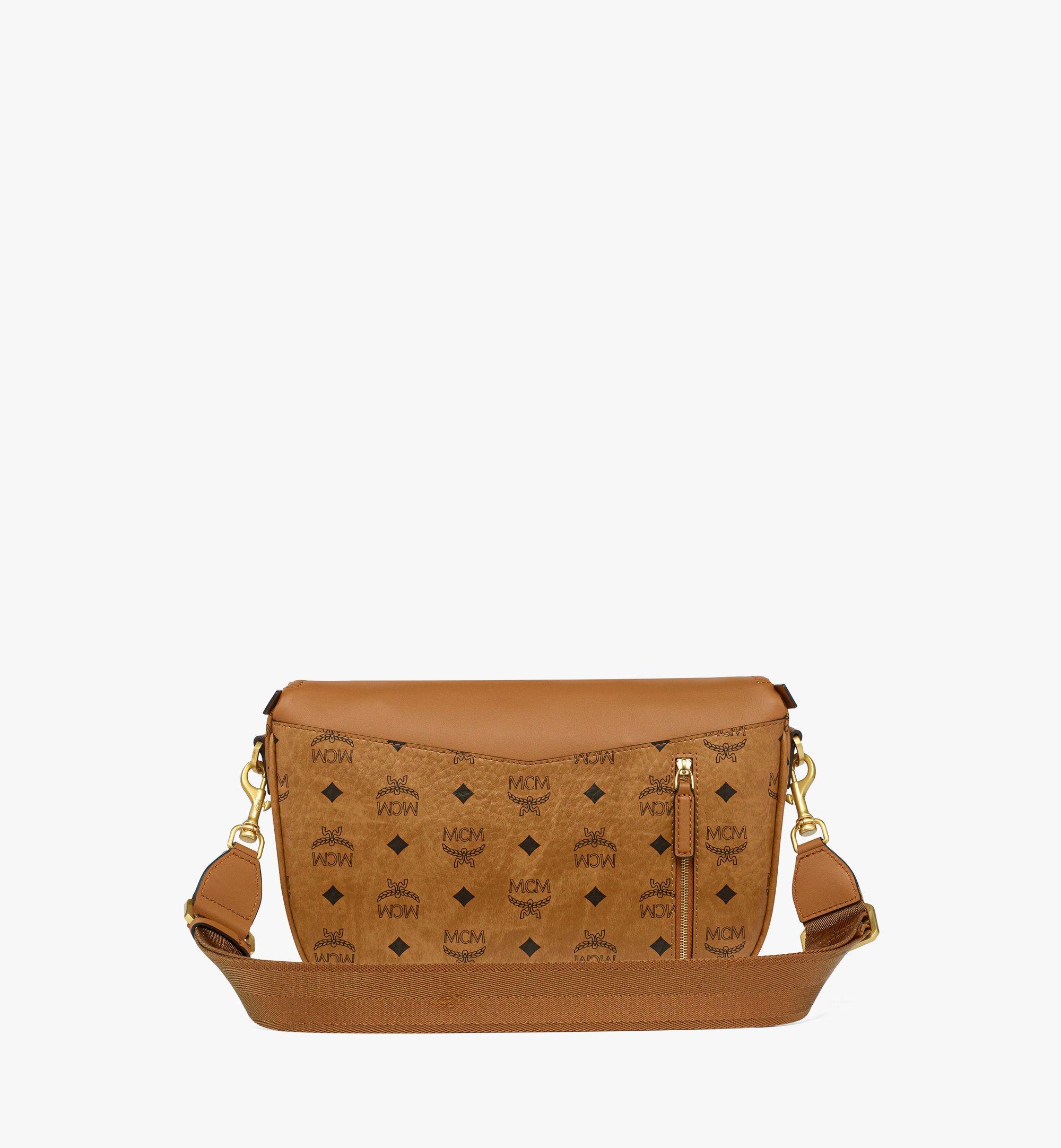 mcm ボディバッグ　cognac smallサイズ✨ Small Diamant 3D Crossbody in Visetos Leather Mix Cognac | MCM ®US