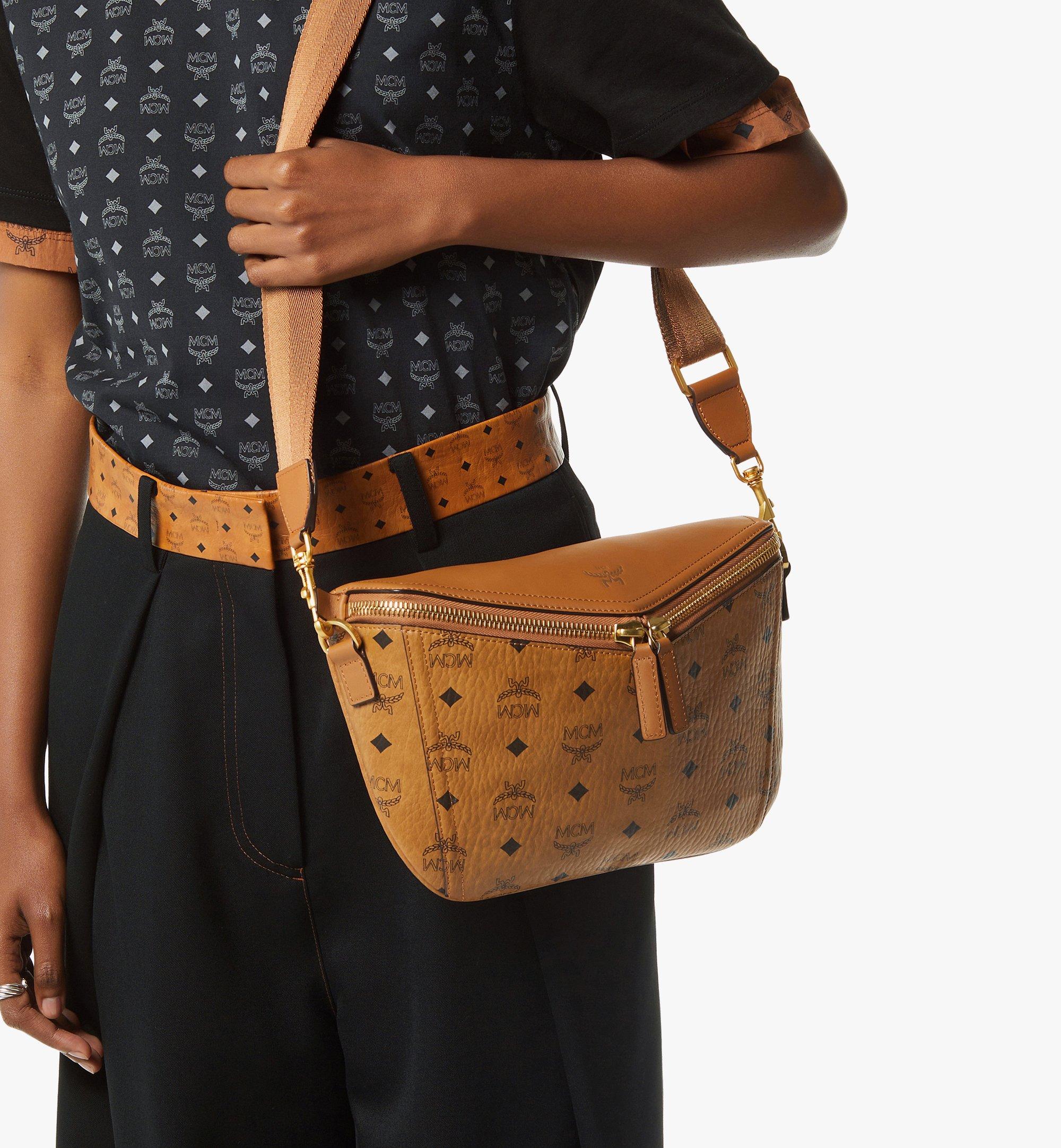 Diamant 3D Crossbody in Visetos Leather Mix