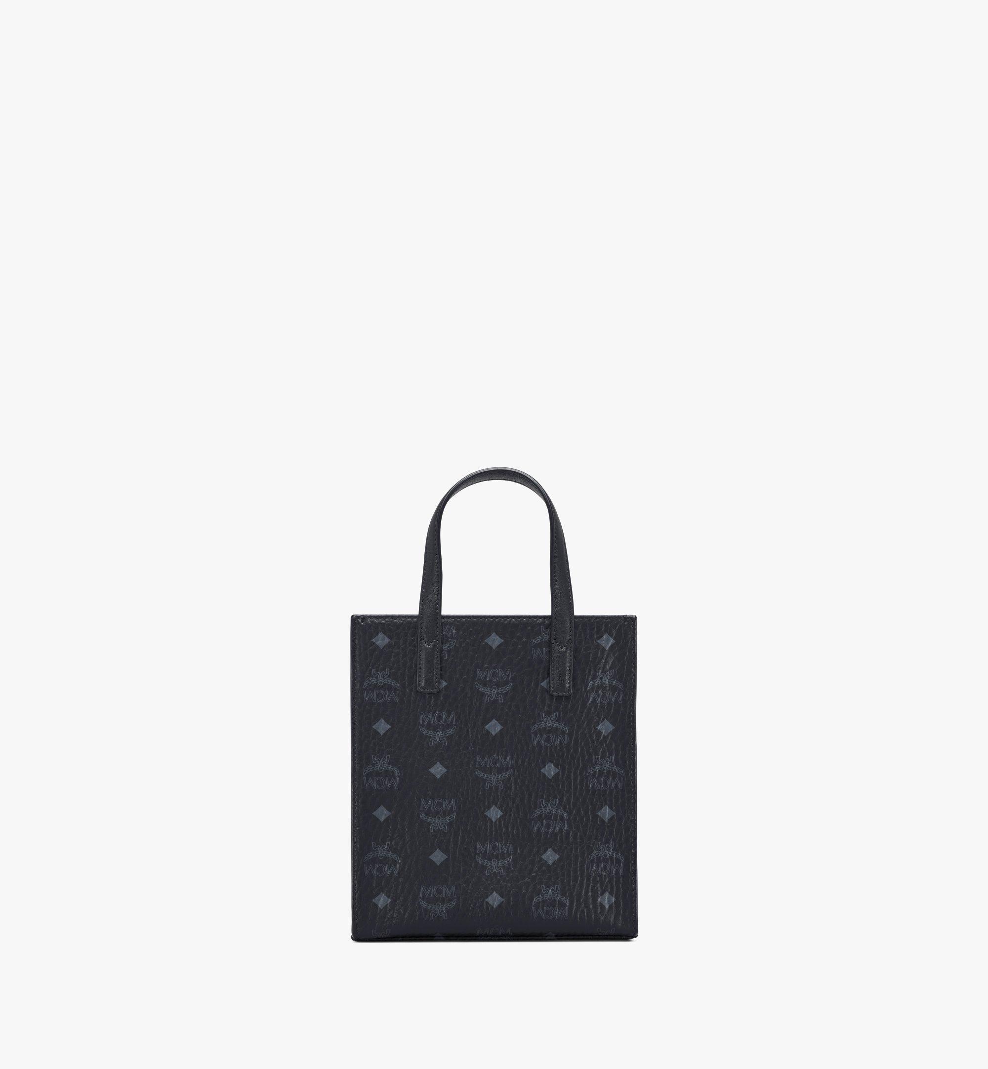 mcm tote bag black