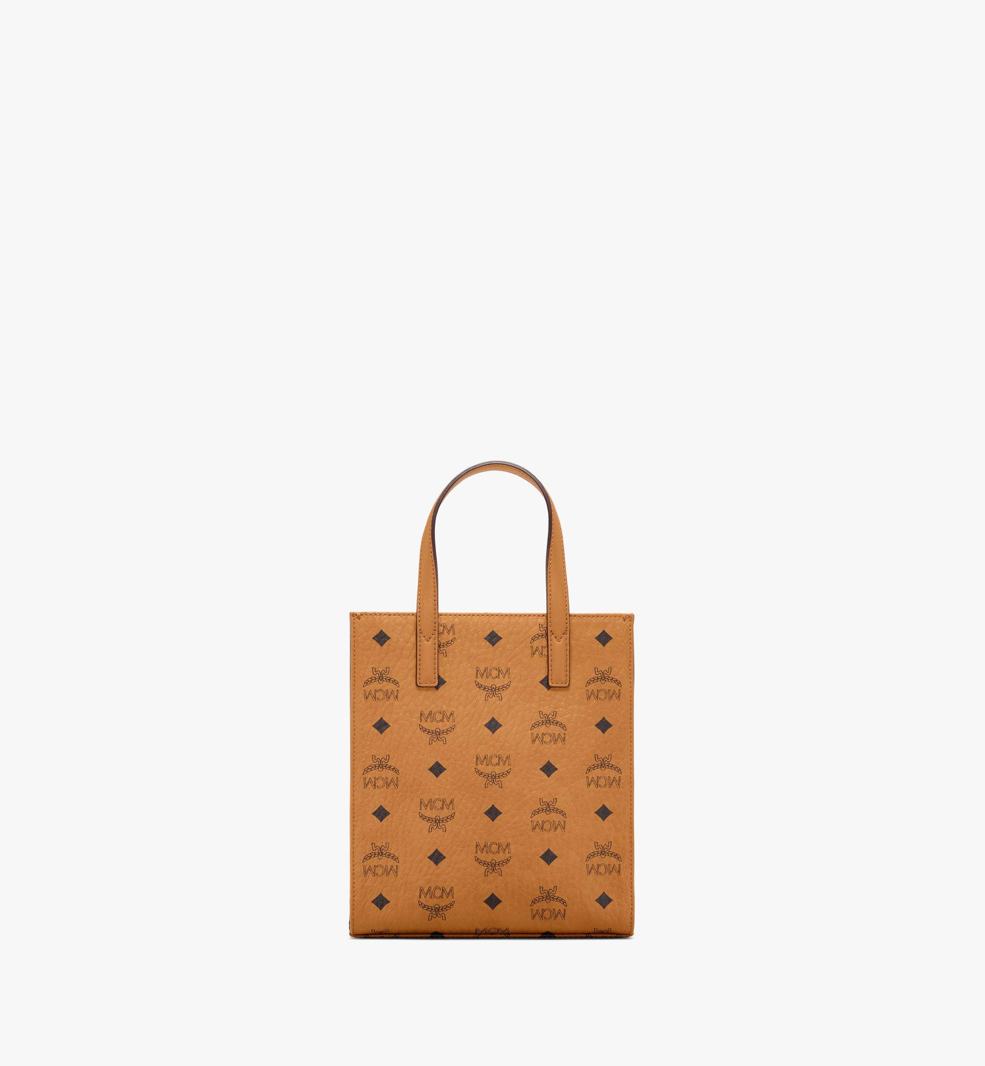 MCM Aren Tote in Visetos Cognac MMTAAKC02CO001 Alternate View 3