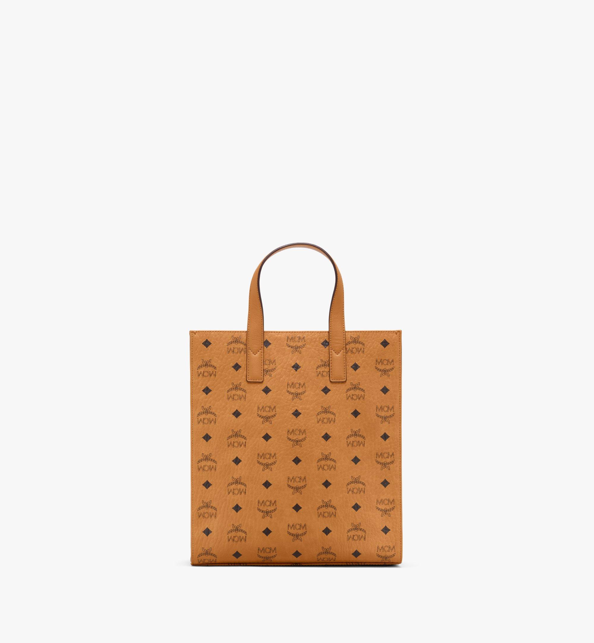 Small Aren Tote in Visetos Cognac | MCM ®US