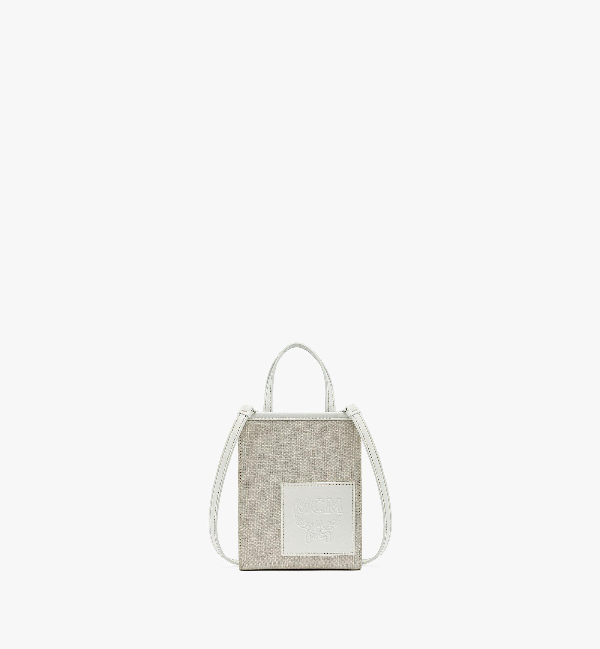 MCM 'klassik' Shoulder Bag in White