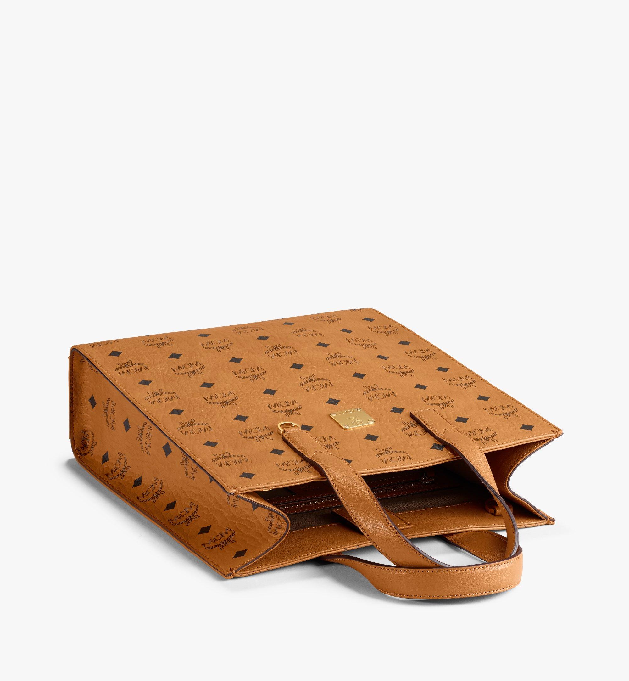 MCM Aren Sling Bag In Visetos - Cognac • Prices »