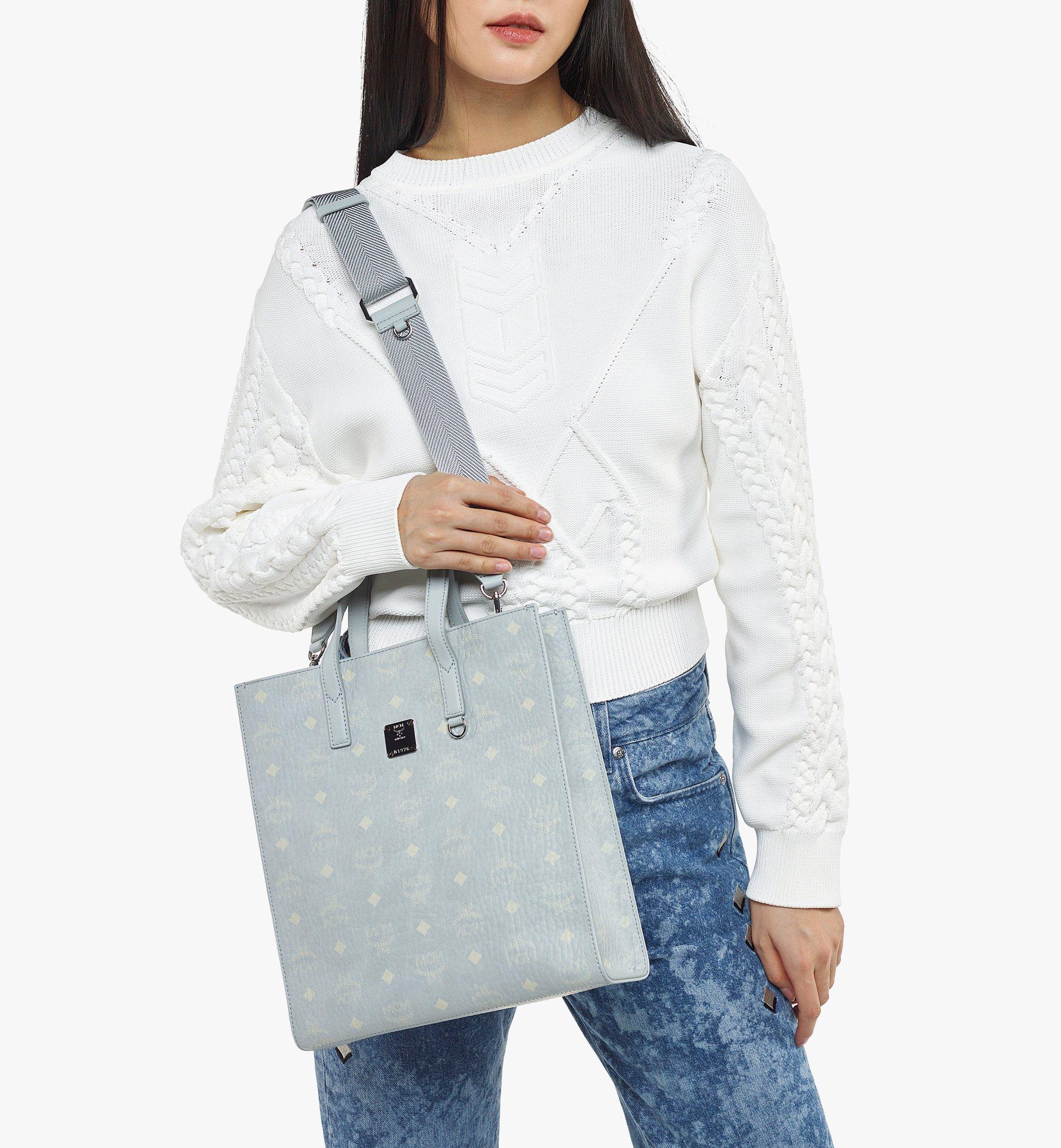 MCM Aren Denim Shoulder Bag