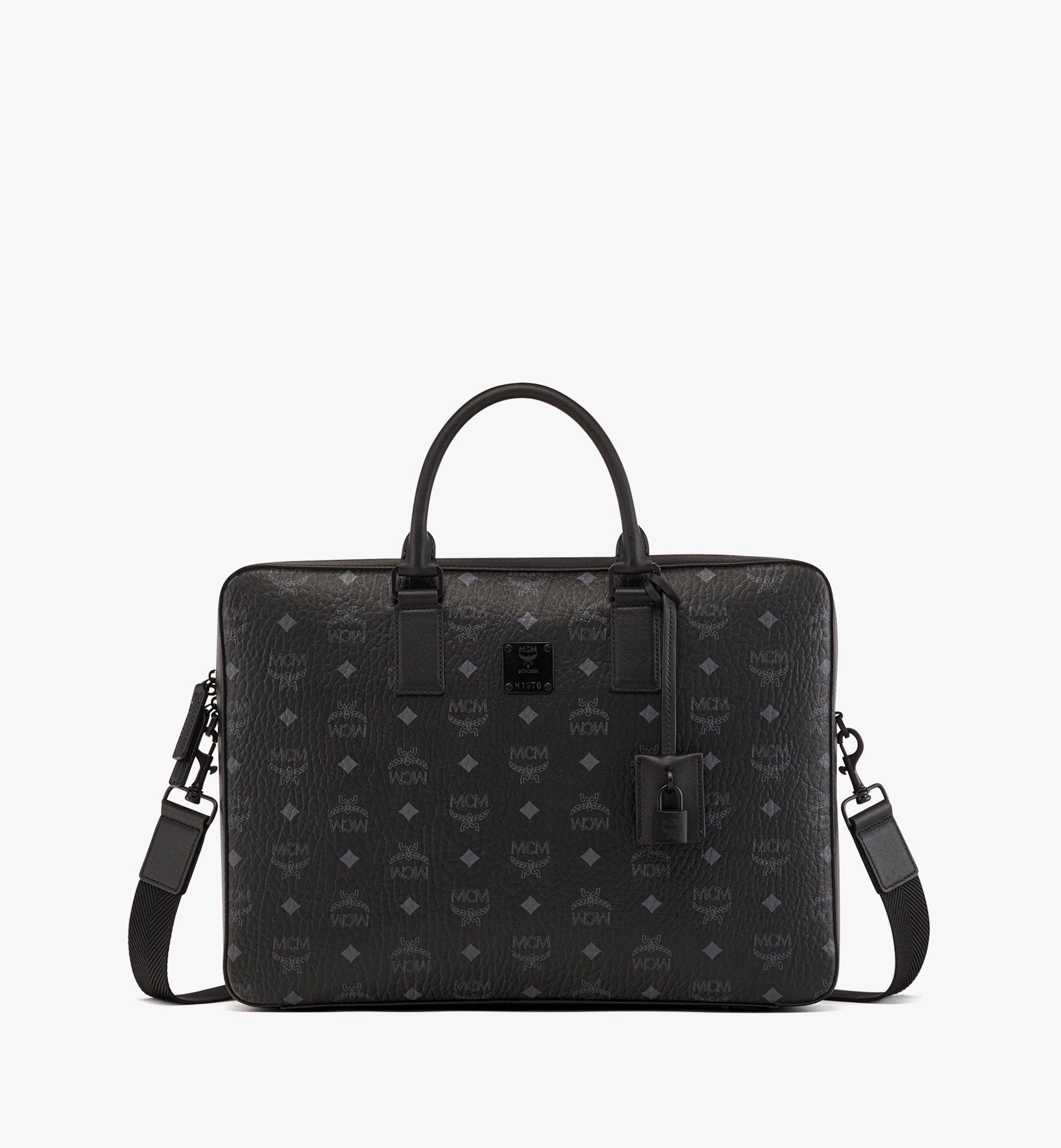 Large Klassik Briefcase in Visetos Black | MCM ®AT