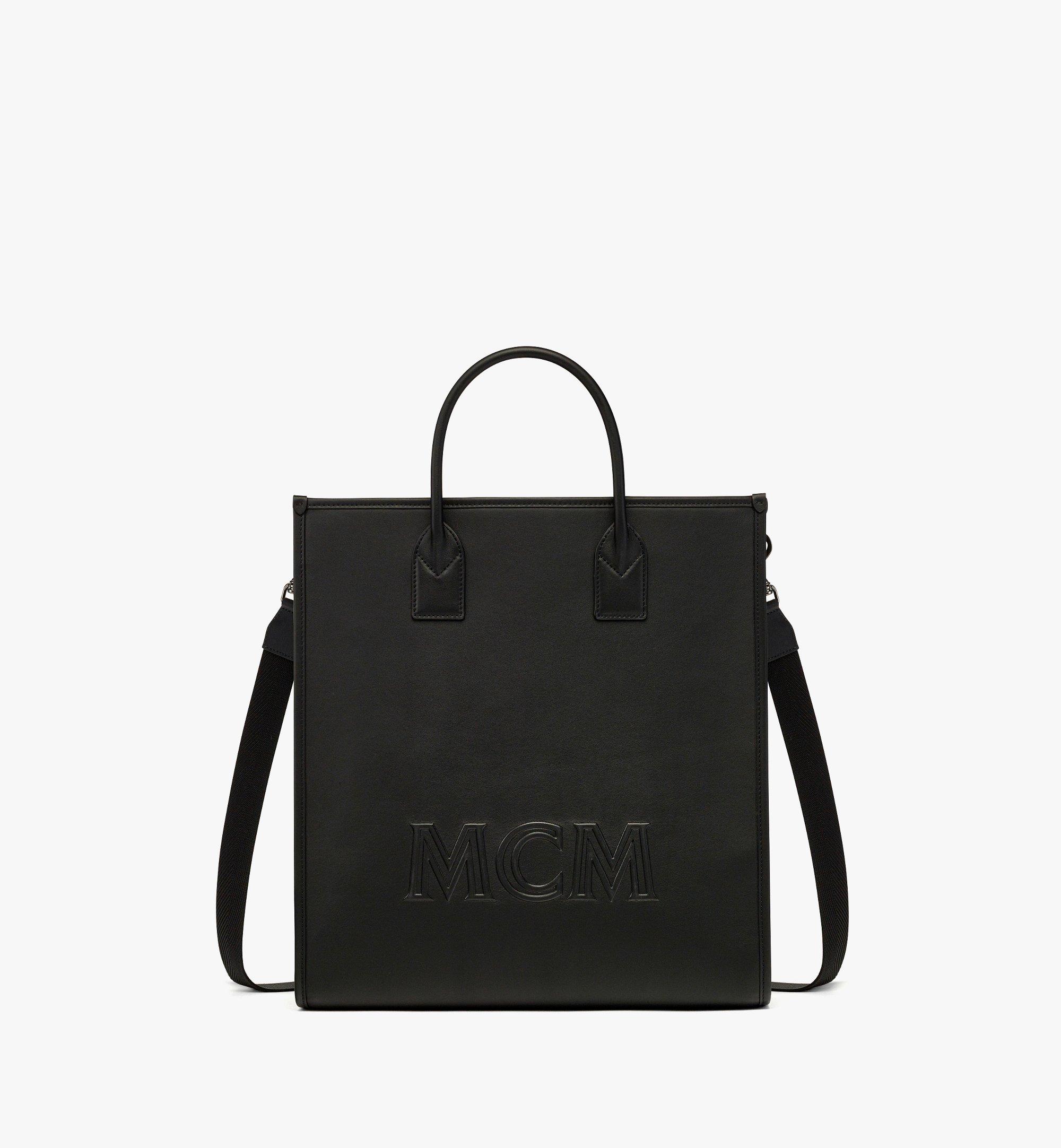 MCM Klassik トートバッグ - スペイン製カーフレザー Black MMTDAKK04BK001 ほかの角度から見る 1