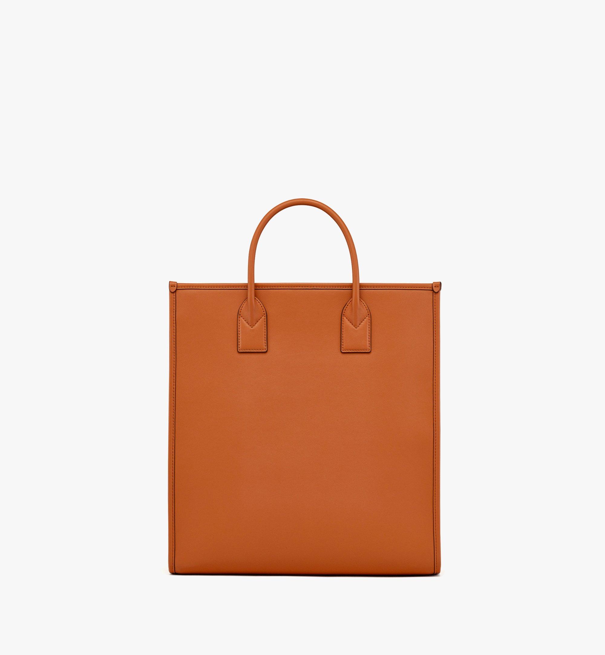 Medium Klassik Tote in Spanish Calf Leather Cognac MCM ®CA