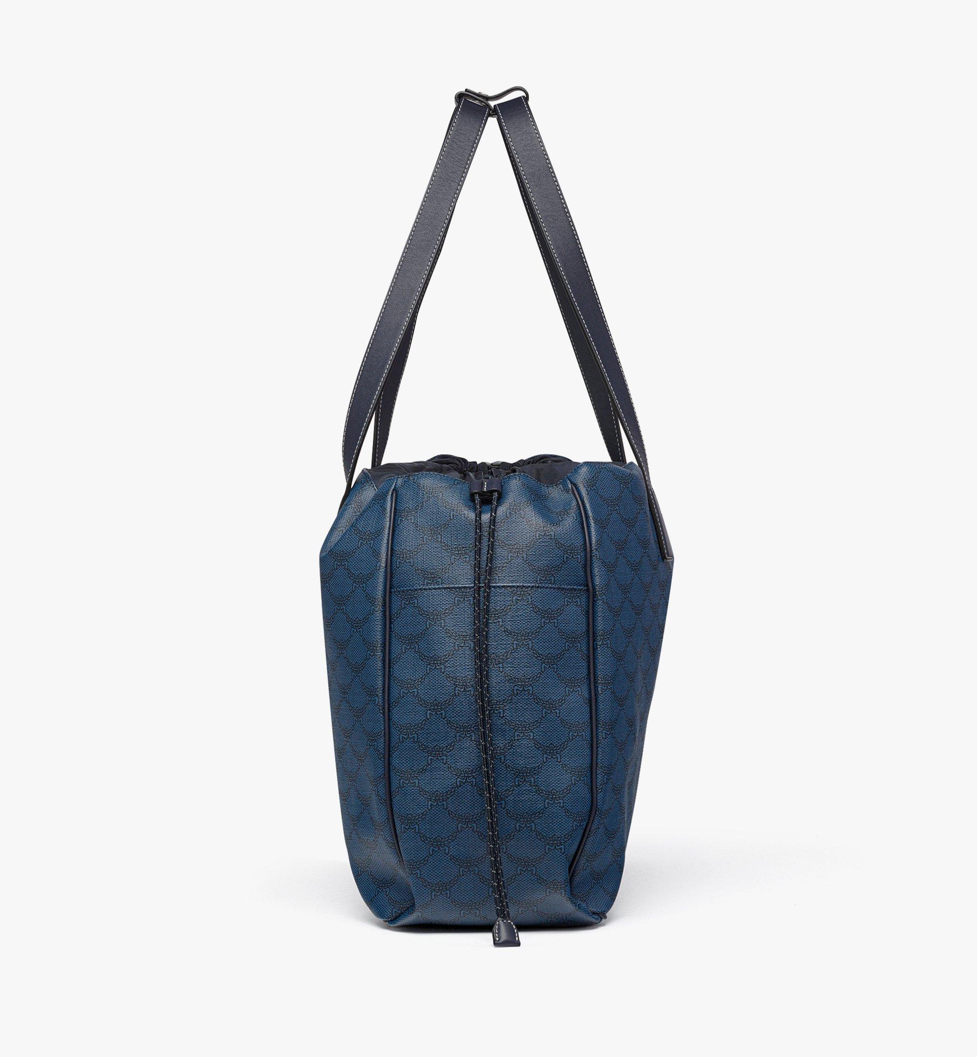 X-Large Himmel Drawstring Tote in Lauretos Blue | MCM ®US